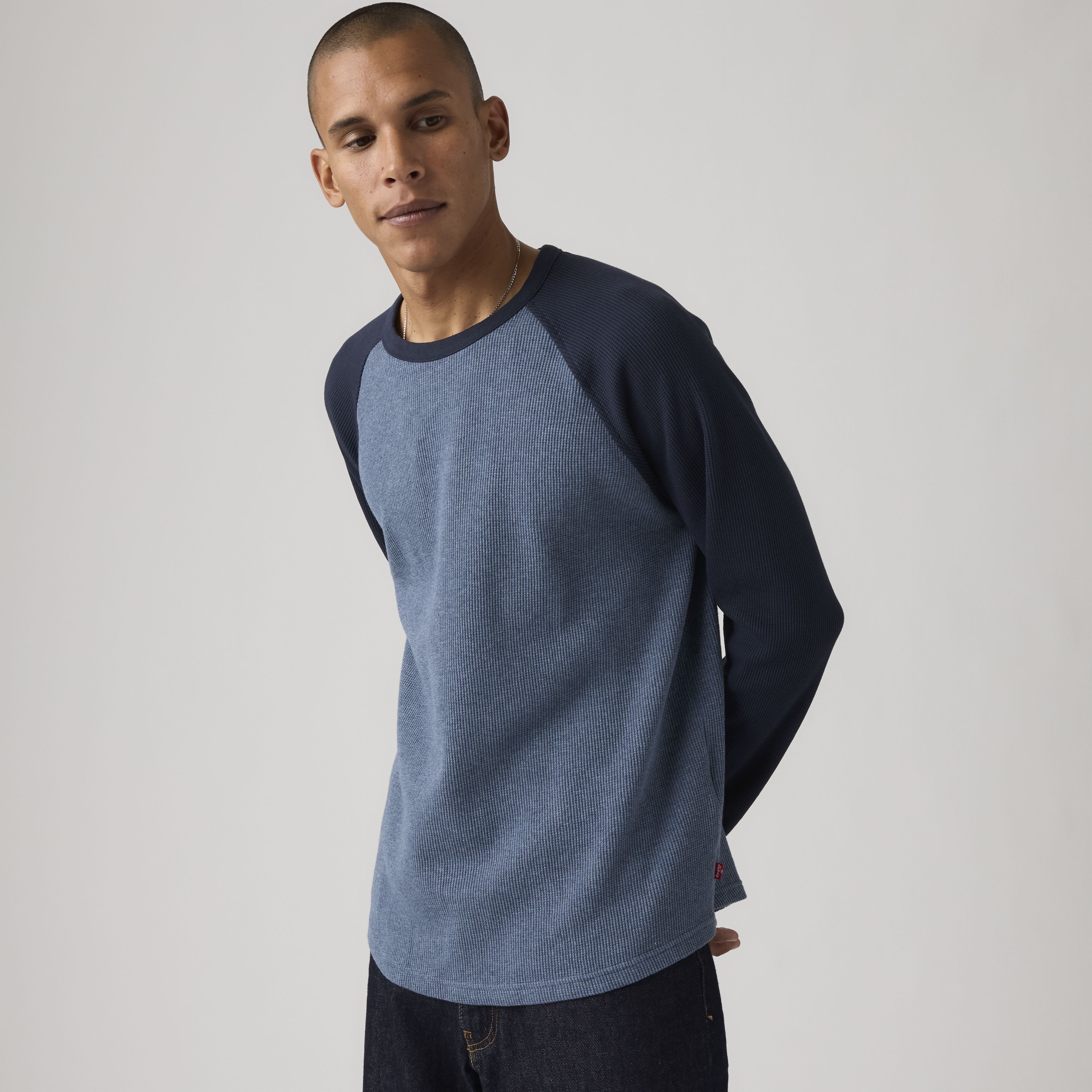 Thermal Raglan Crewneck T-Shirt 1