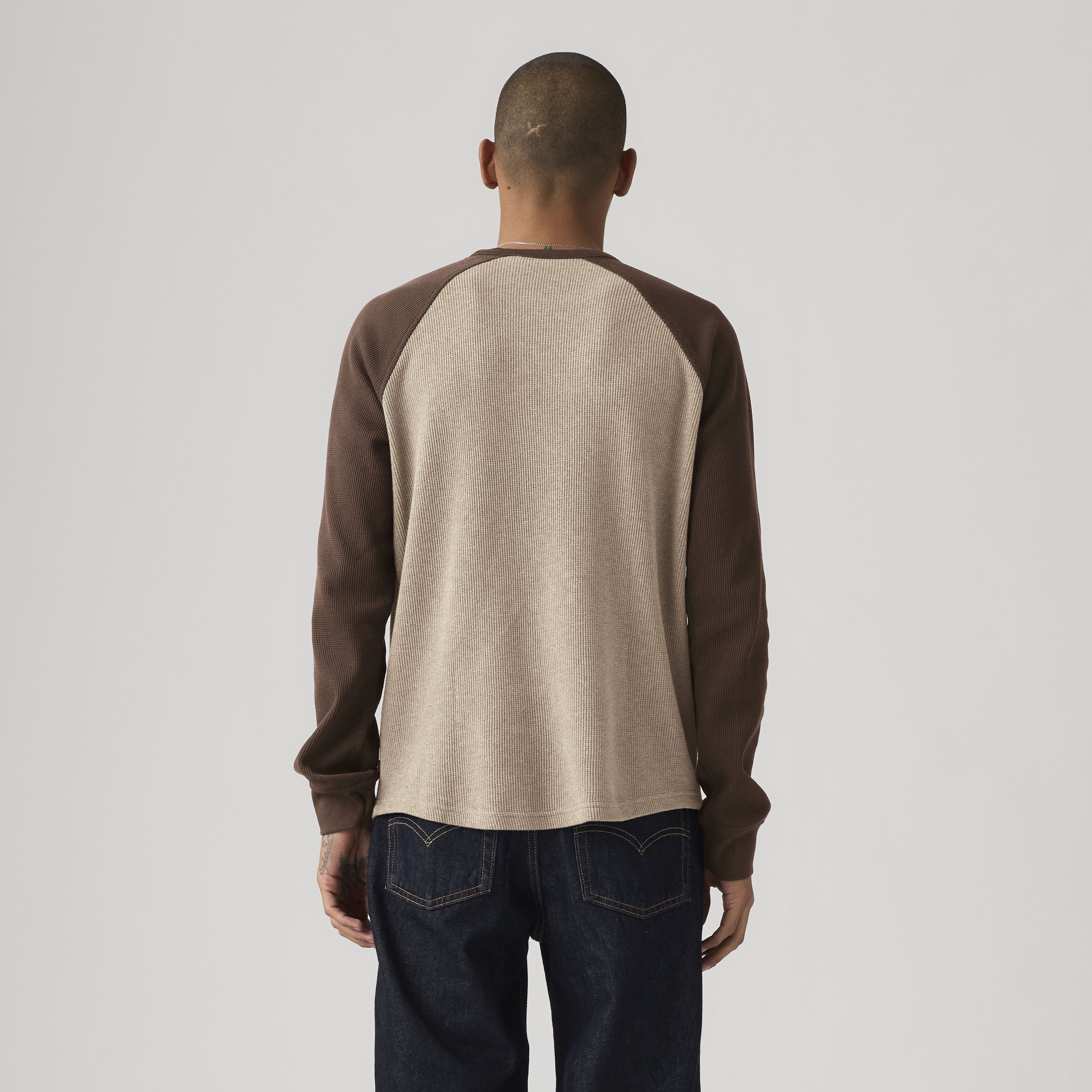 Thermal Raglan Crewneck T-Shirt 4