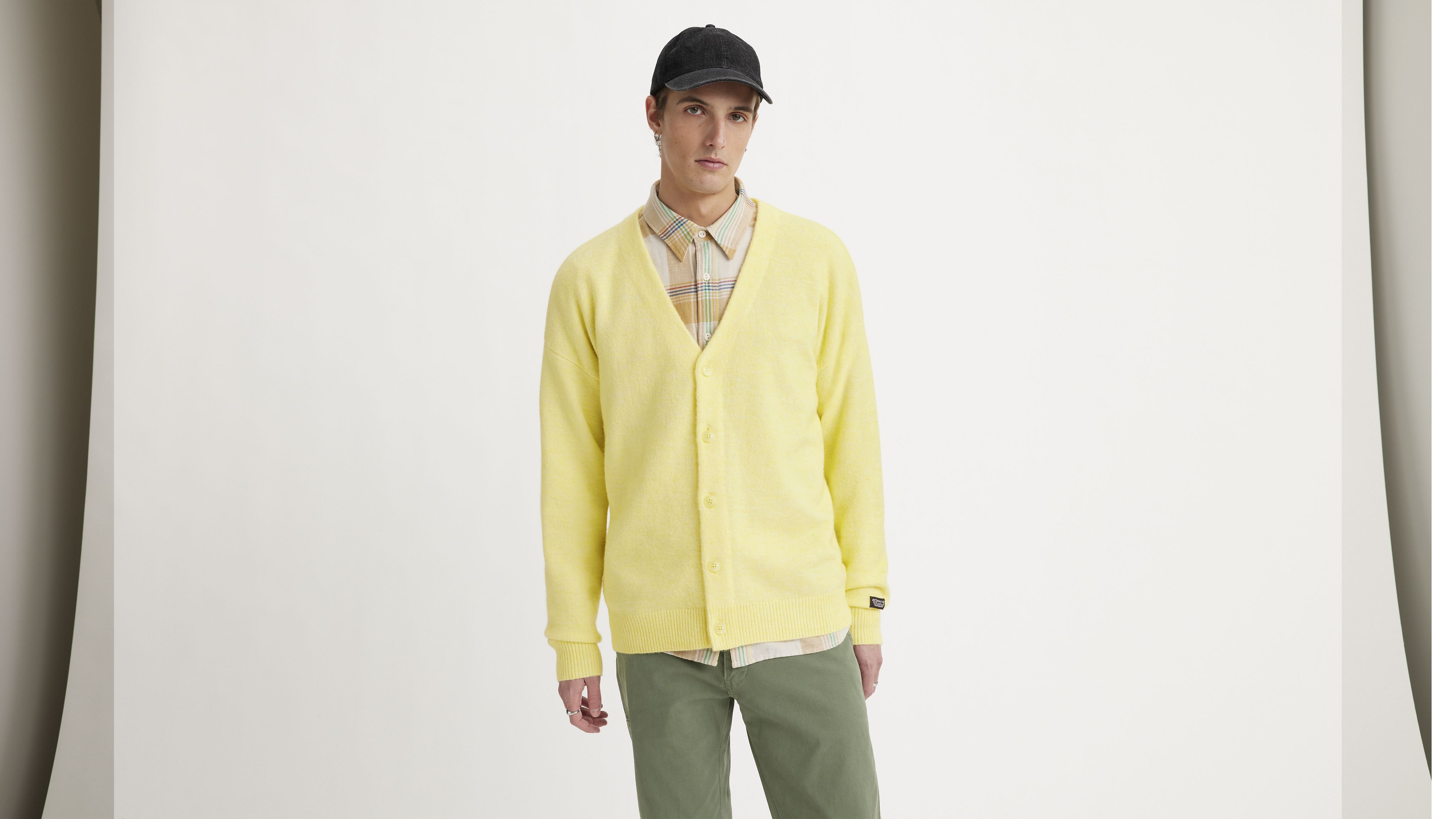 Coit Boxy Cardigan - Yellow | Levi's® CA