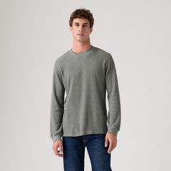 Standard Long-Sleeve Thermal — Chisel Grey Heather - Grey 2