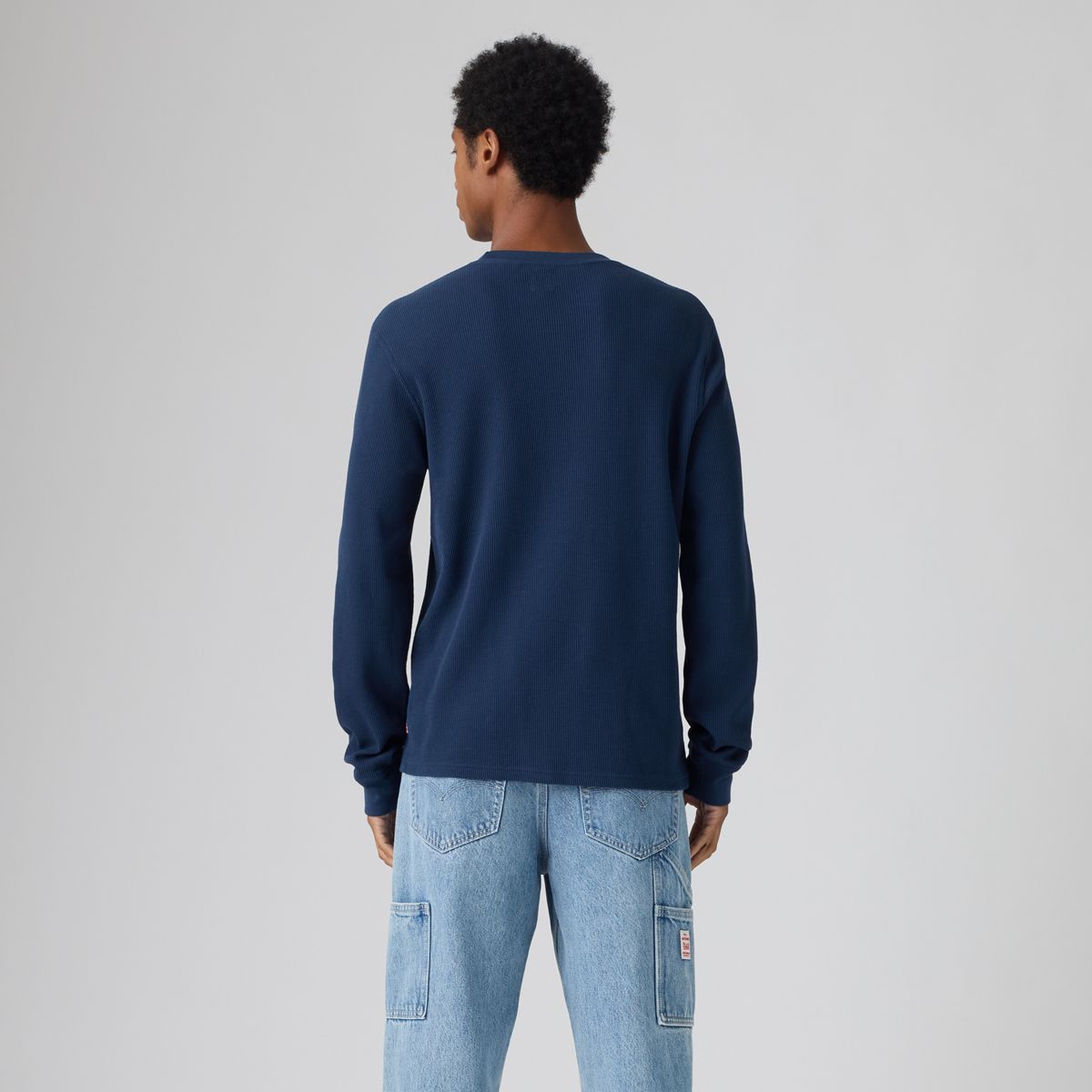 Standard Long-Sleeve Thermal — Blue - Blue