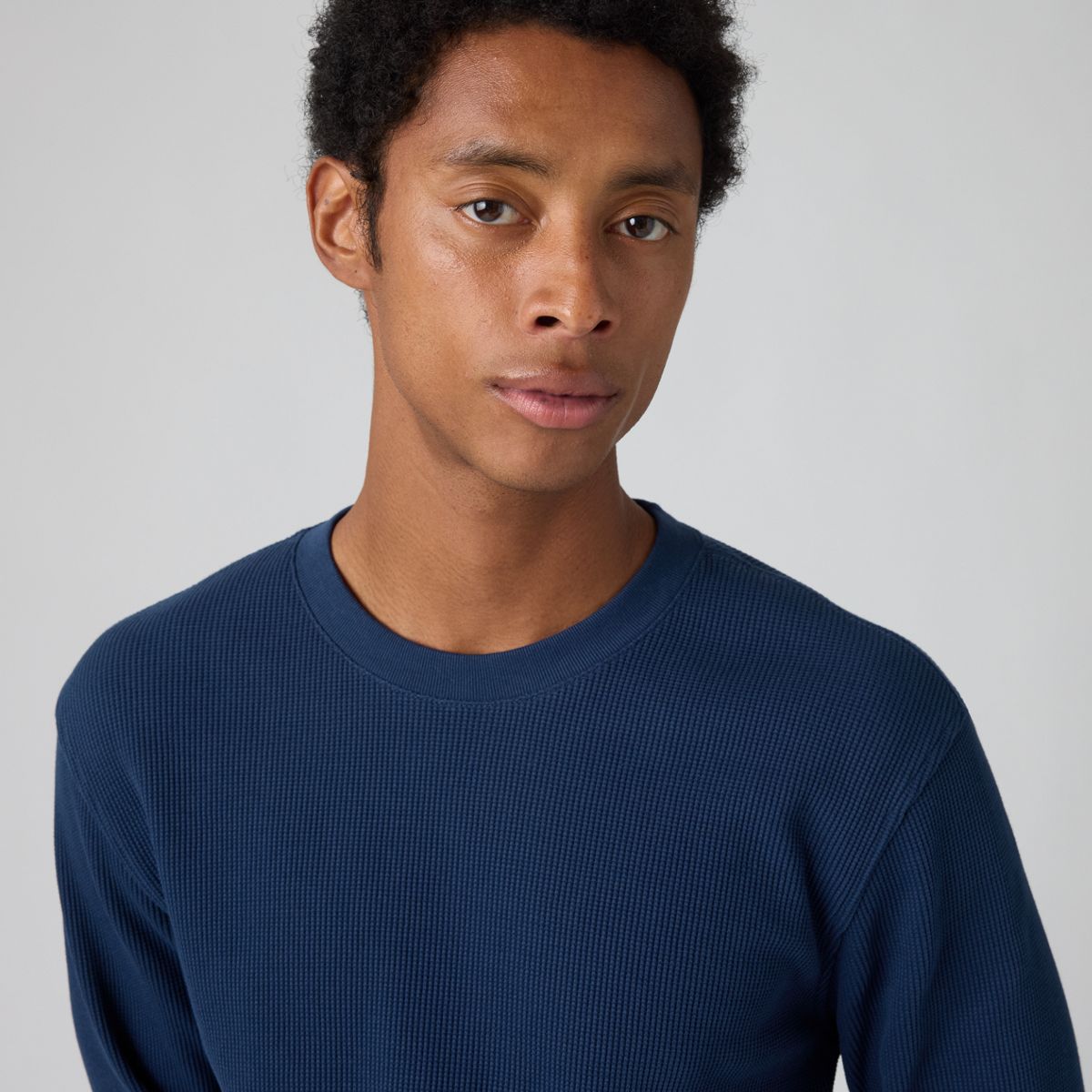 Standard Long-Sleeve Thermal — Blue - Blue