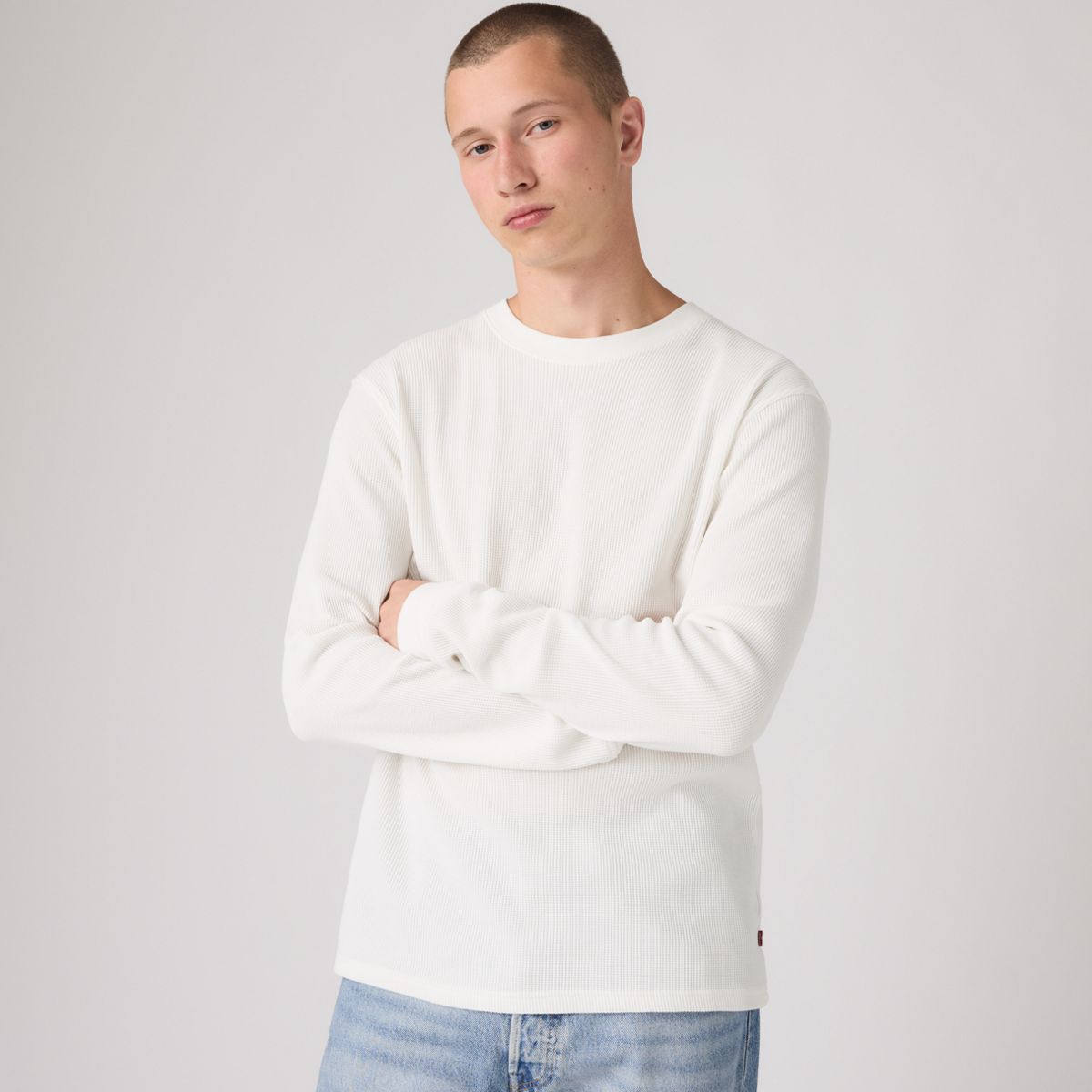 Standard Long-Sleeve Thermal — Egret - White