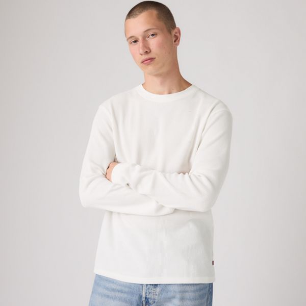 Standard Long-Sleeve Thermal — Egret - White