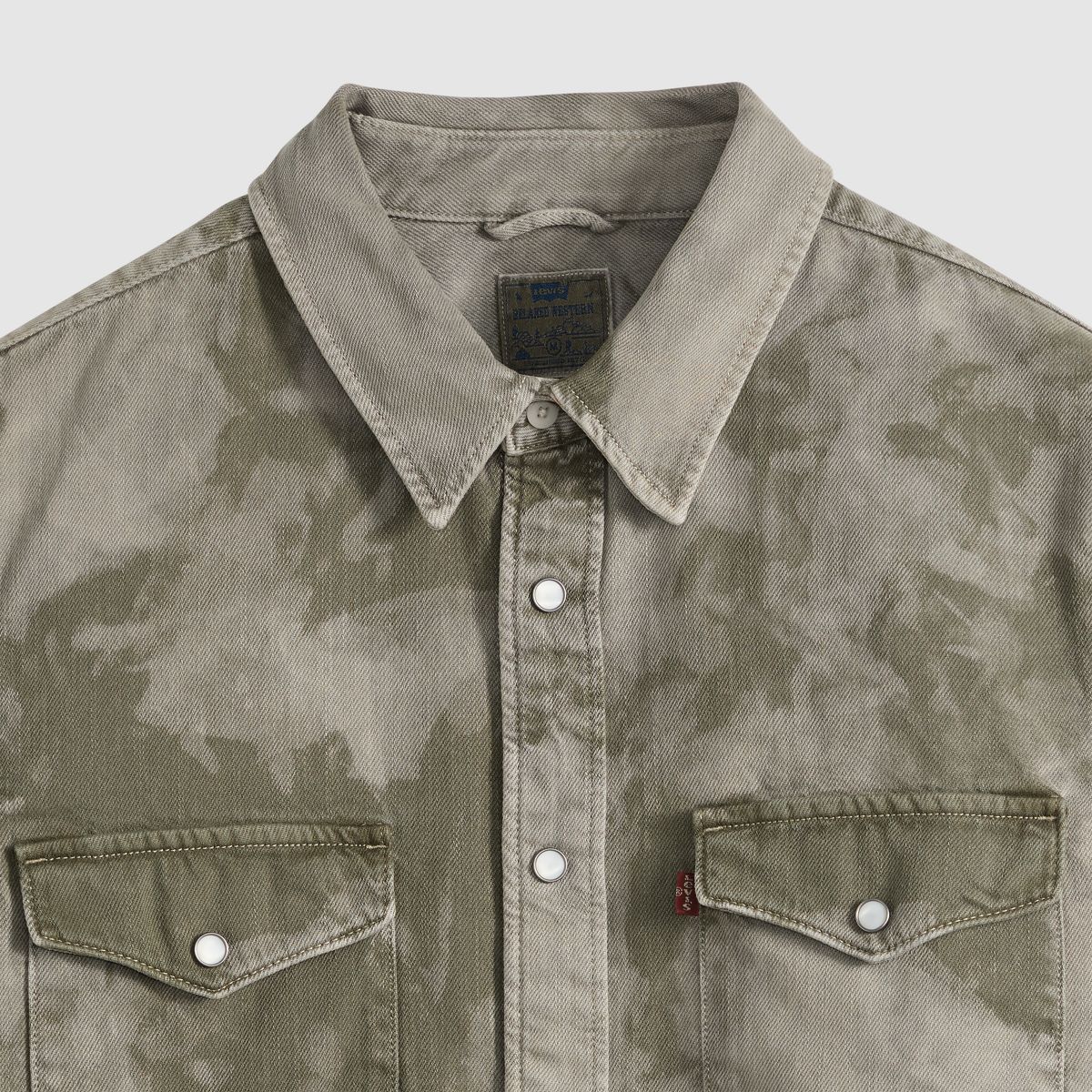 Relaxed Fit Western Shirt — Camo Avenue Western - Green