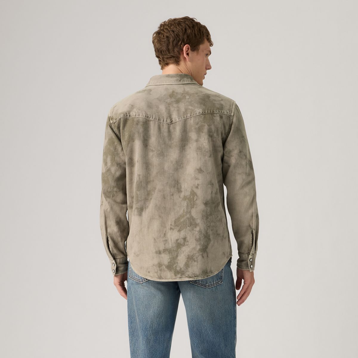 Relaxed Fit Western Shirt — Camo Avenue Western - Green