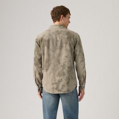 Relaxed Fit Western Shirt — Camo Avenue Western - Green 4