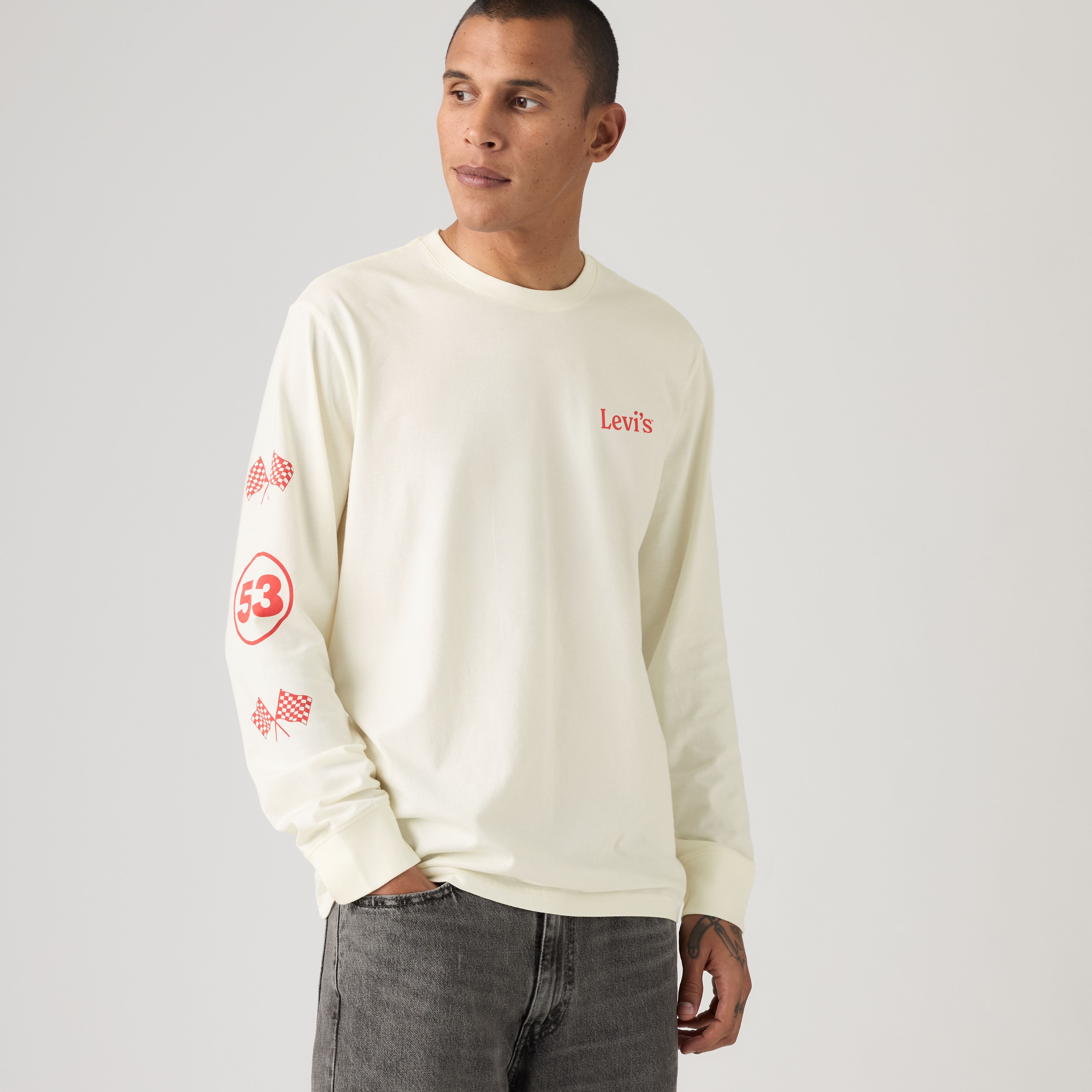 Relaxed Long-Sleeve Graphic Tee 1