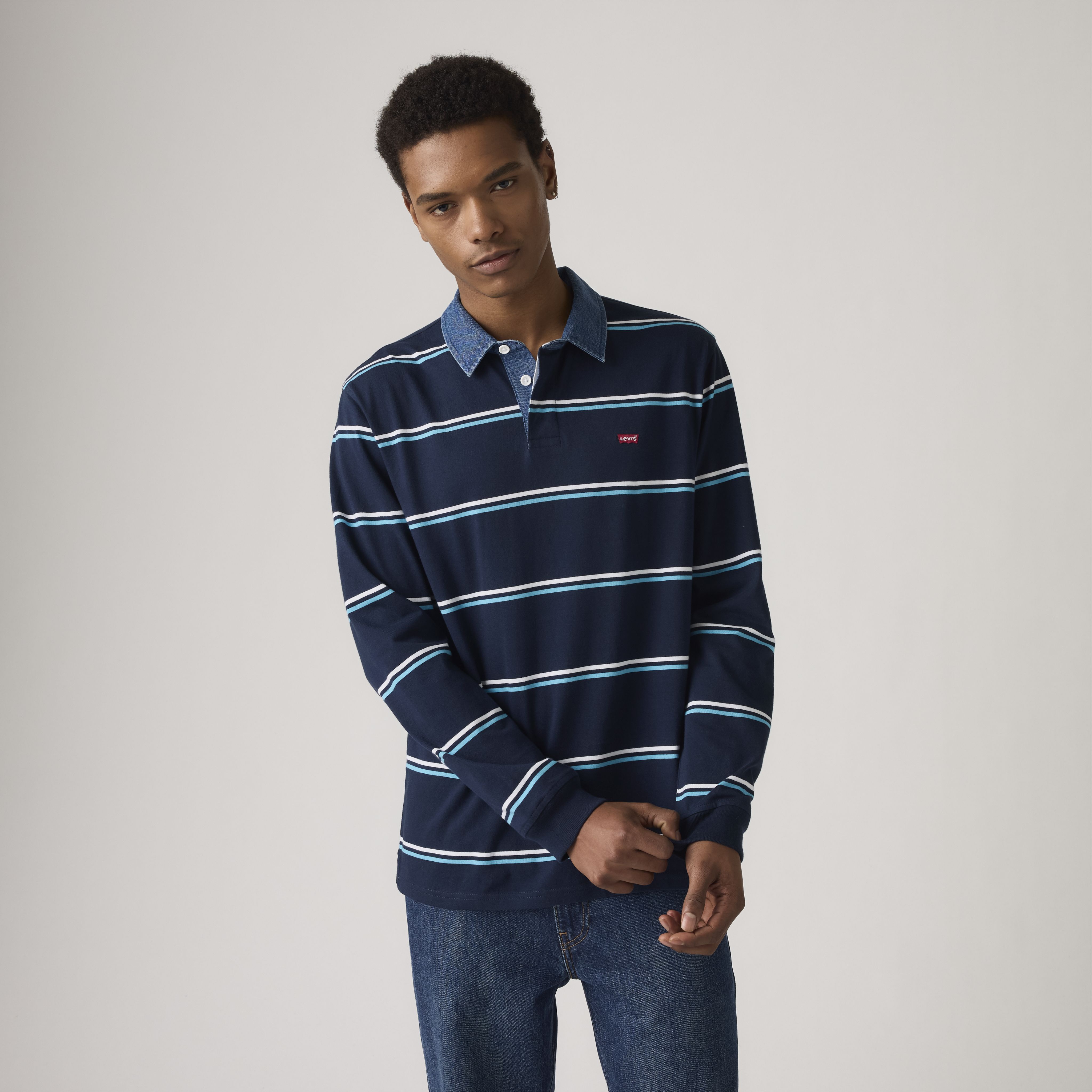 Classic Long-Sleeve Rugby Shirt 1