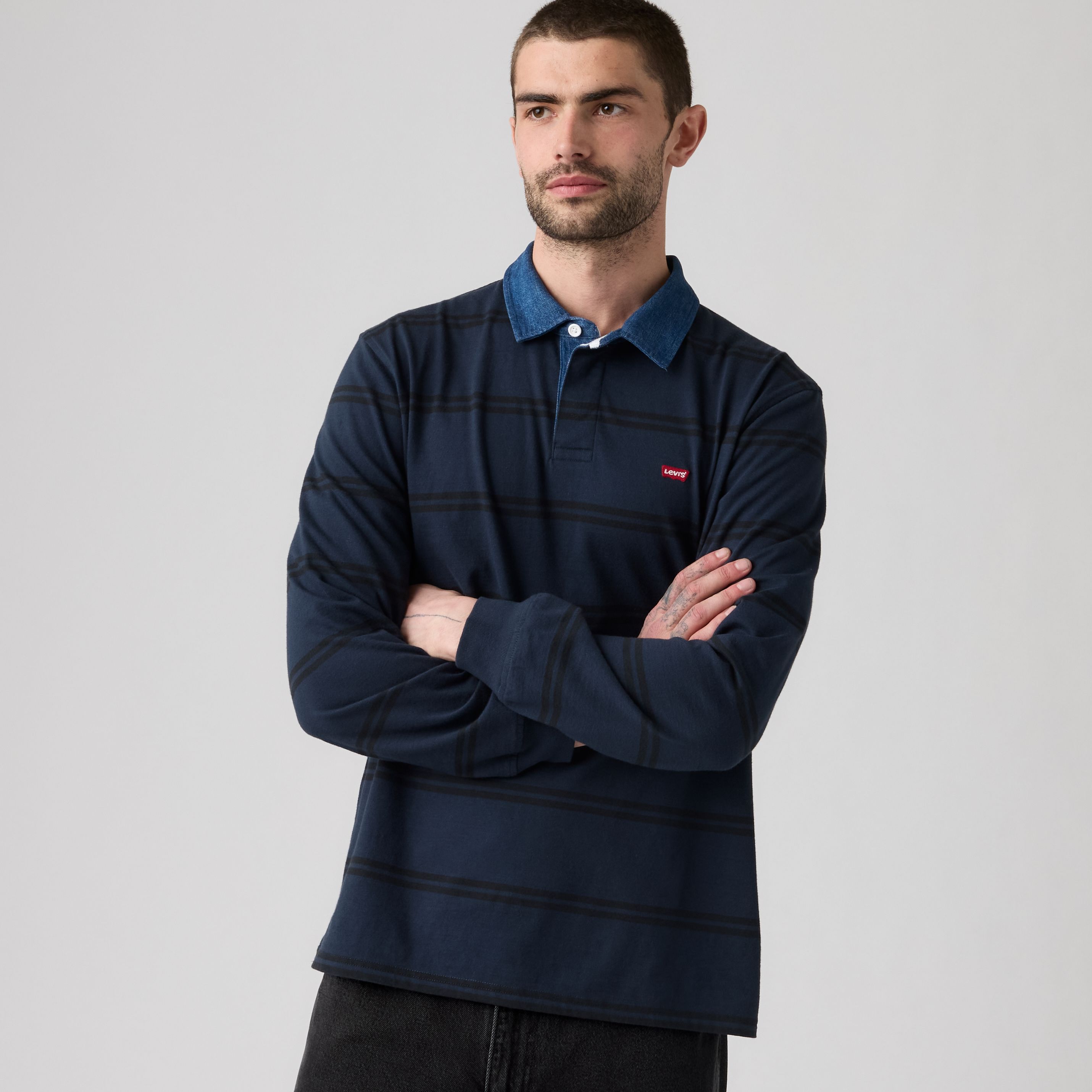 Classic Long-Sleeve Rugby Shirt 1