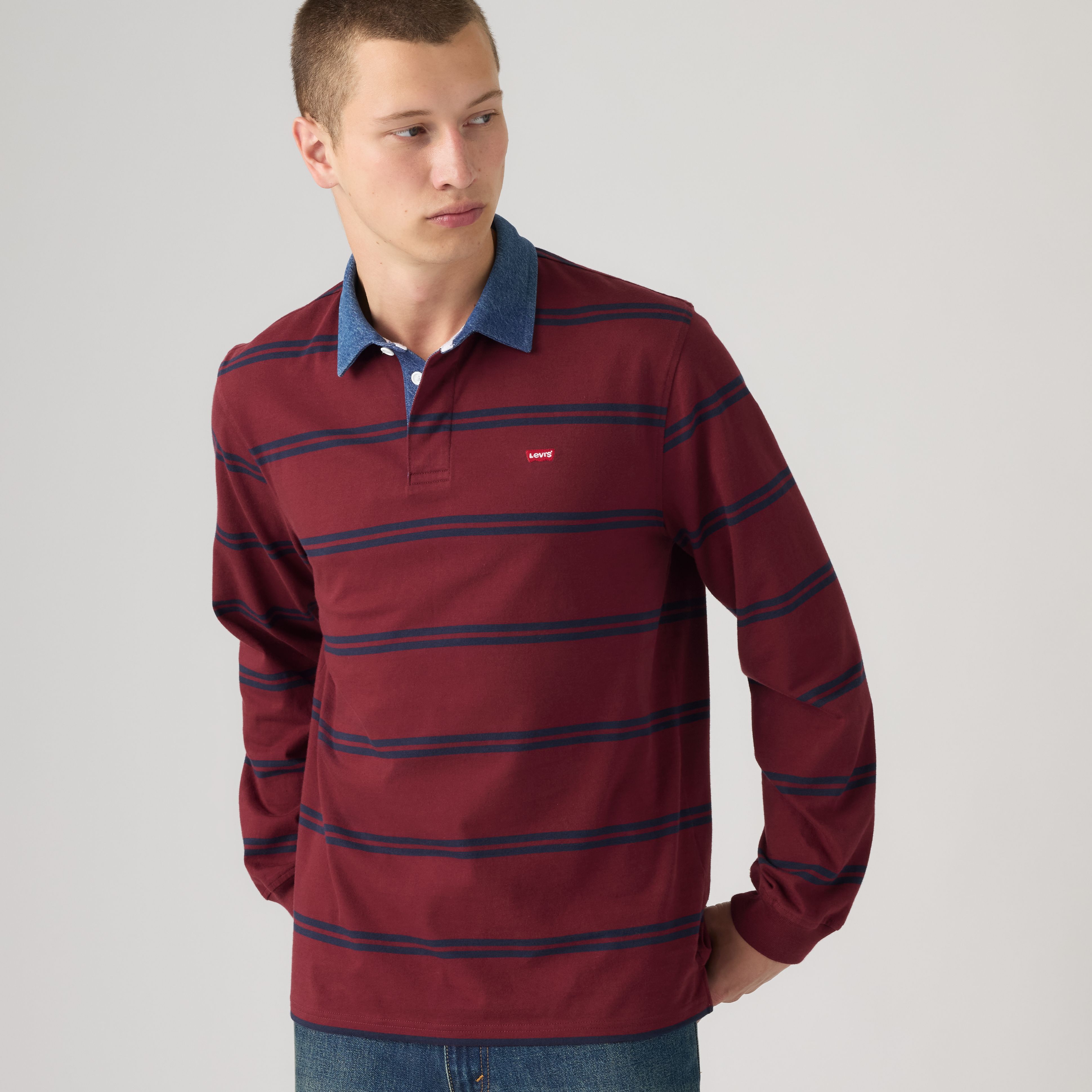 Classic Long-Sleeve Rugby Shirt 1