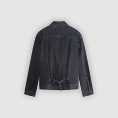 Type I Denim Trucker Jacket — Midnight Harvest - Black 6