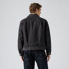 Type I Denim Trucker Jacket — Midnight Harvest - Black 4