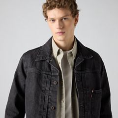 Type I Denim Trucker Jacket — Midnight Harvest - Black 2