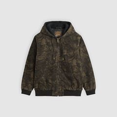 Potrero Canvas Hoodie — Raleigh Camo Dark Olive - Green 5