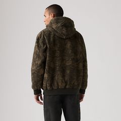 Potrero Canvas Hoodie — Raleigh Camo Dark Olive - Green 4