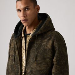 Potrero Canvas Hoodie — Raleigh Camo Dark Olive - Green 2