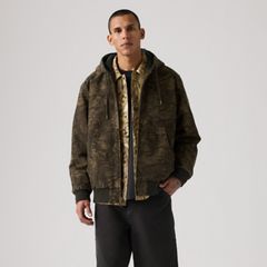 Potrero Canvas Hoodie — Raleigh Camo Dark Olive - Green 3
