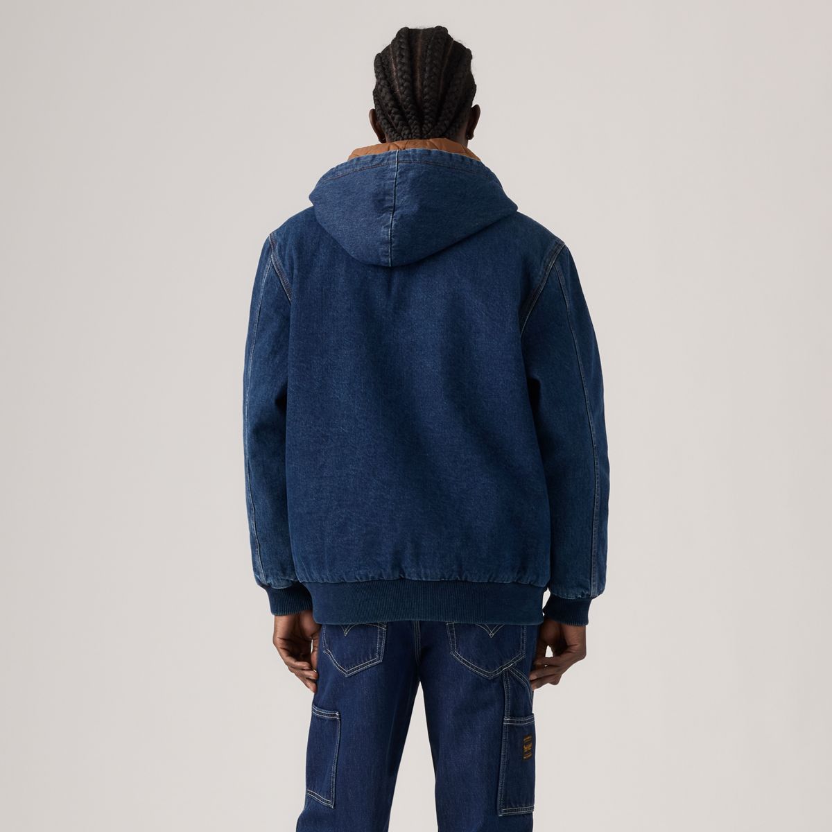 Potrero Canvas Hoodie — Turn Me Up - Dark Wash