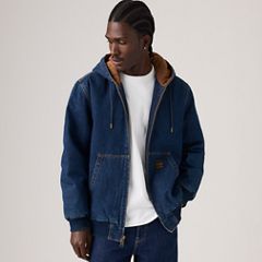 Potrero Canvas Hoodie — Turn Me Up - Dark Wash 1