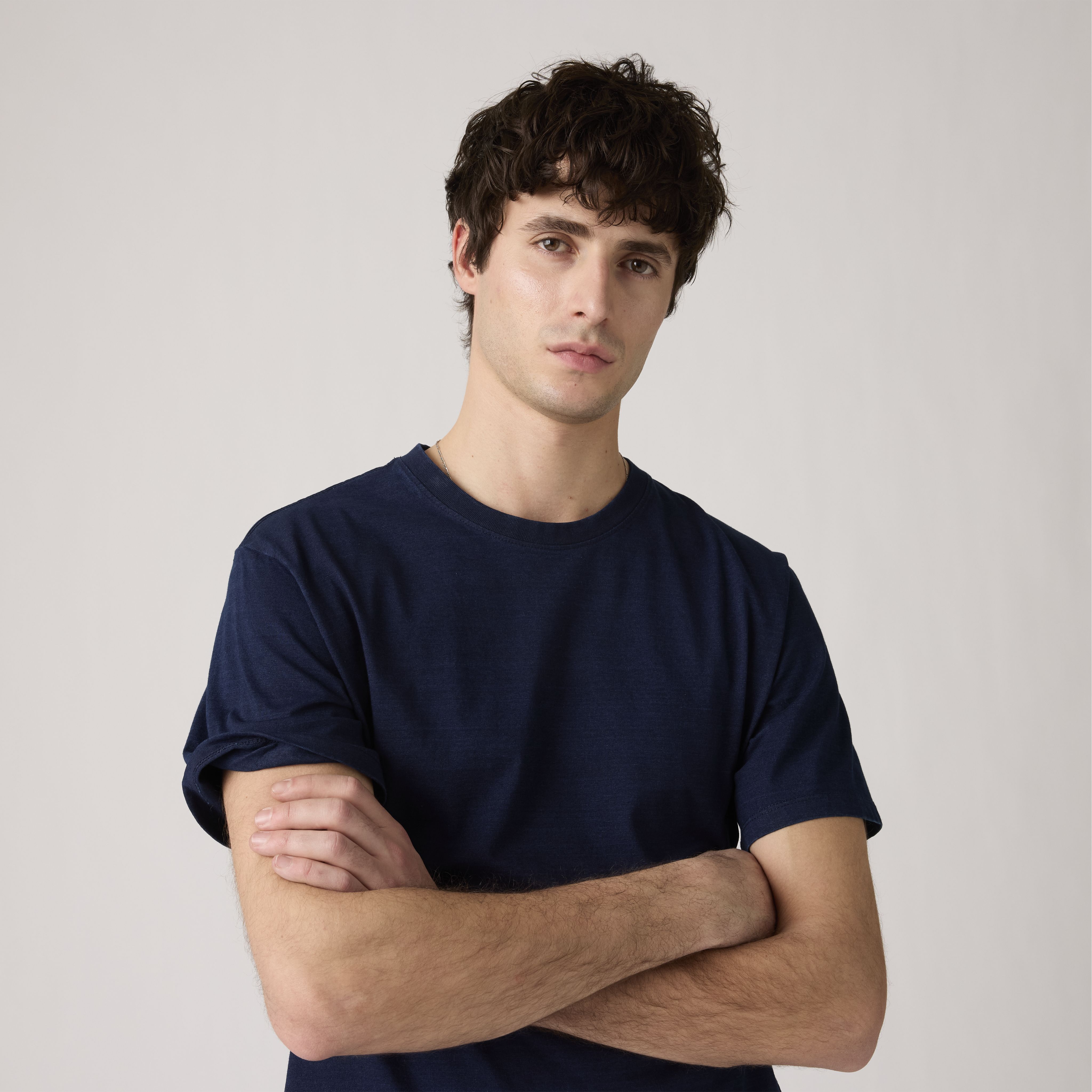Indigo Dye Essential T-Shirt 4