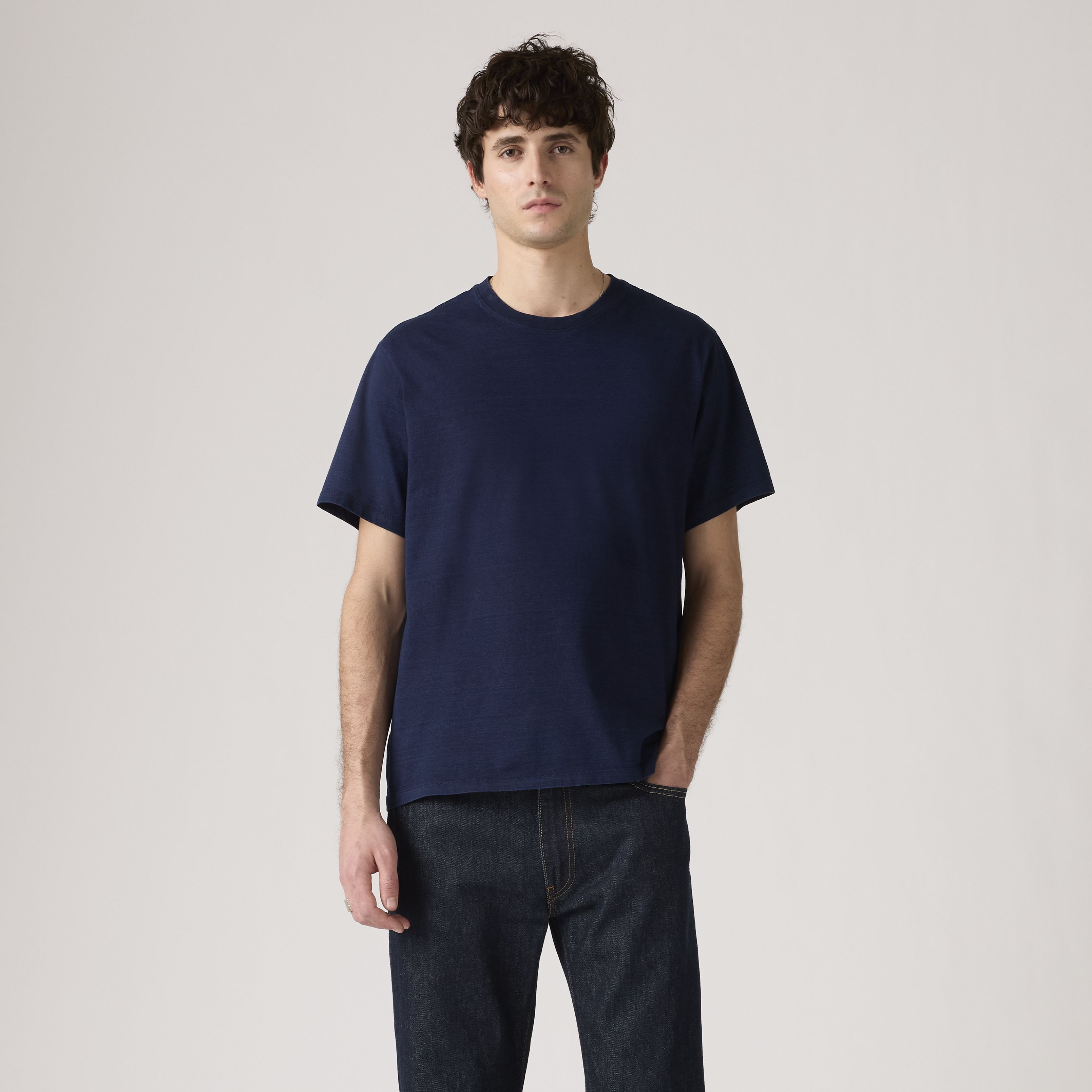 Indigo Dye Essential T-Shirt 1
