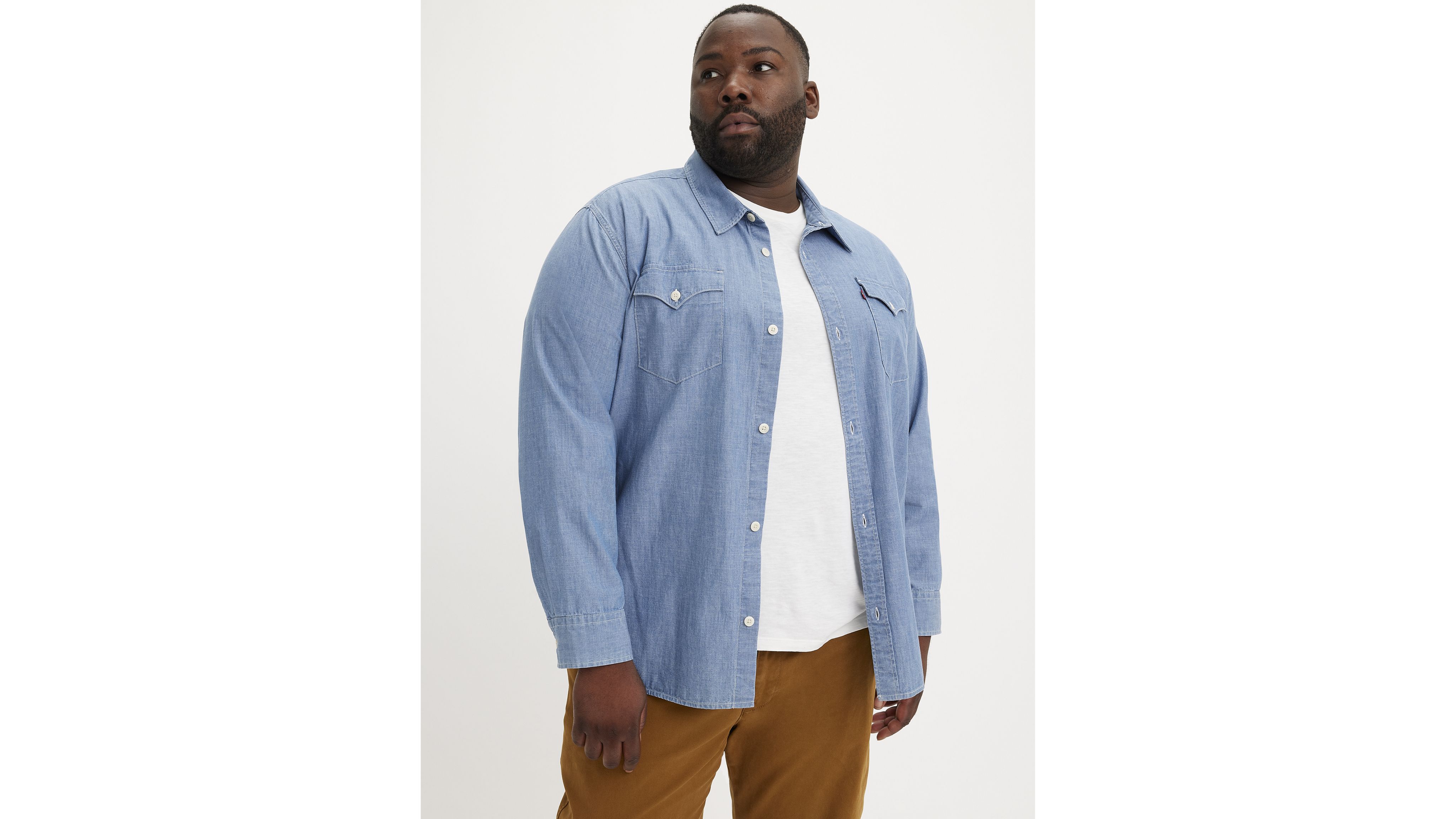 Relaxed Fit Western Shirt (Big) 1