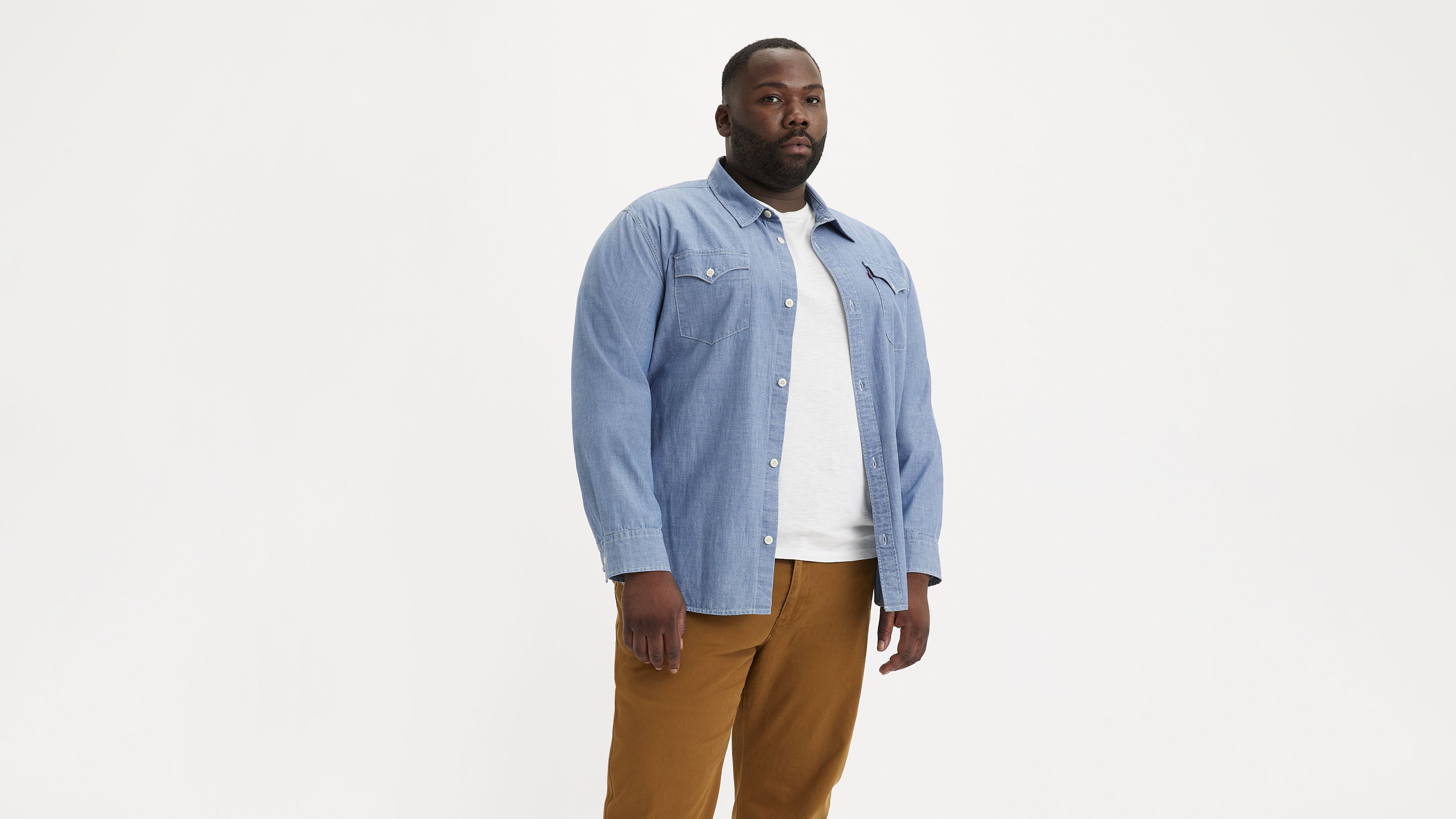 Relaxed Fit Western Shirt (Big) 3