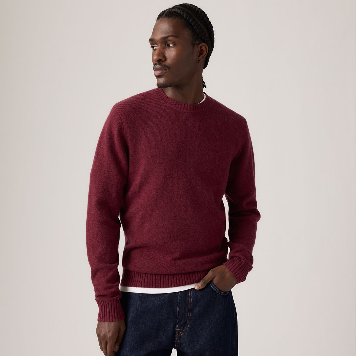 Original Housemark Sweater — Tawny Port - Purple