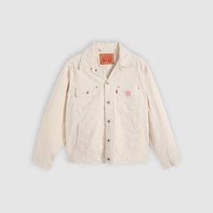 Sunrise Trucker Jacket — Undyed Ecru Greige - White 5