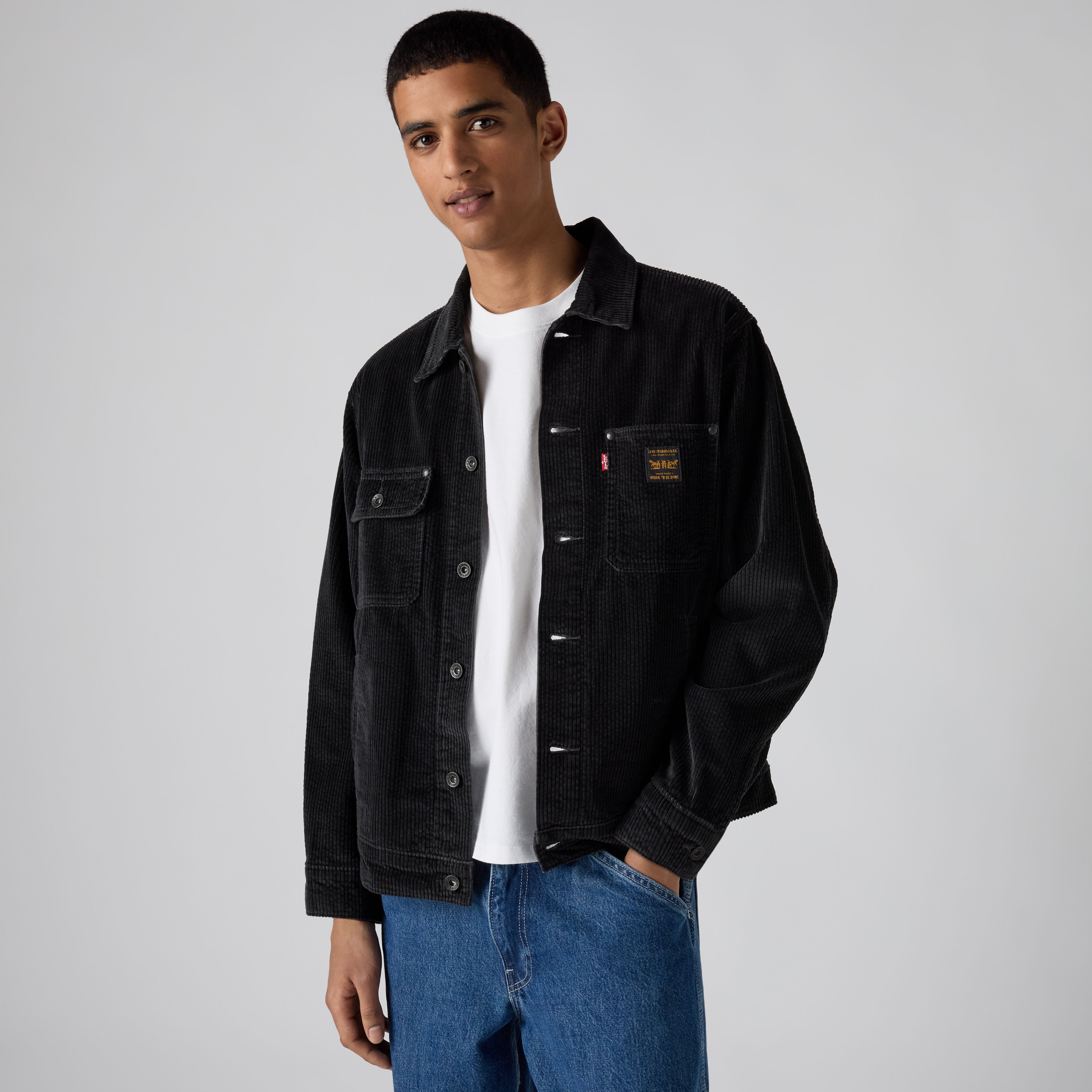 Corduroy Sunrise Trucker Jacket 1