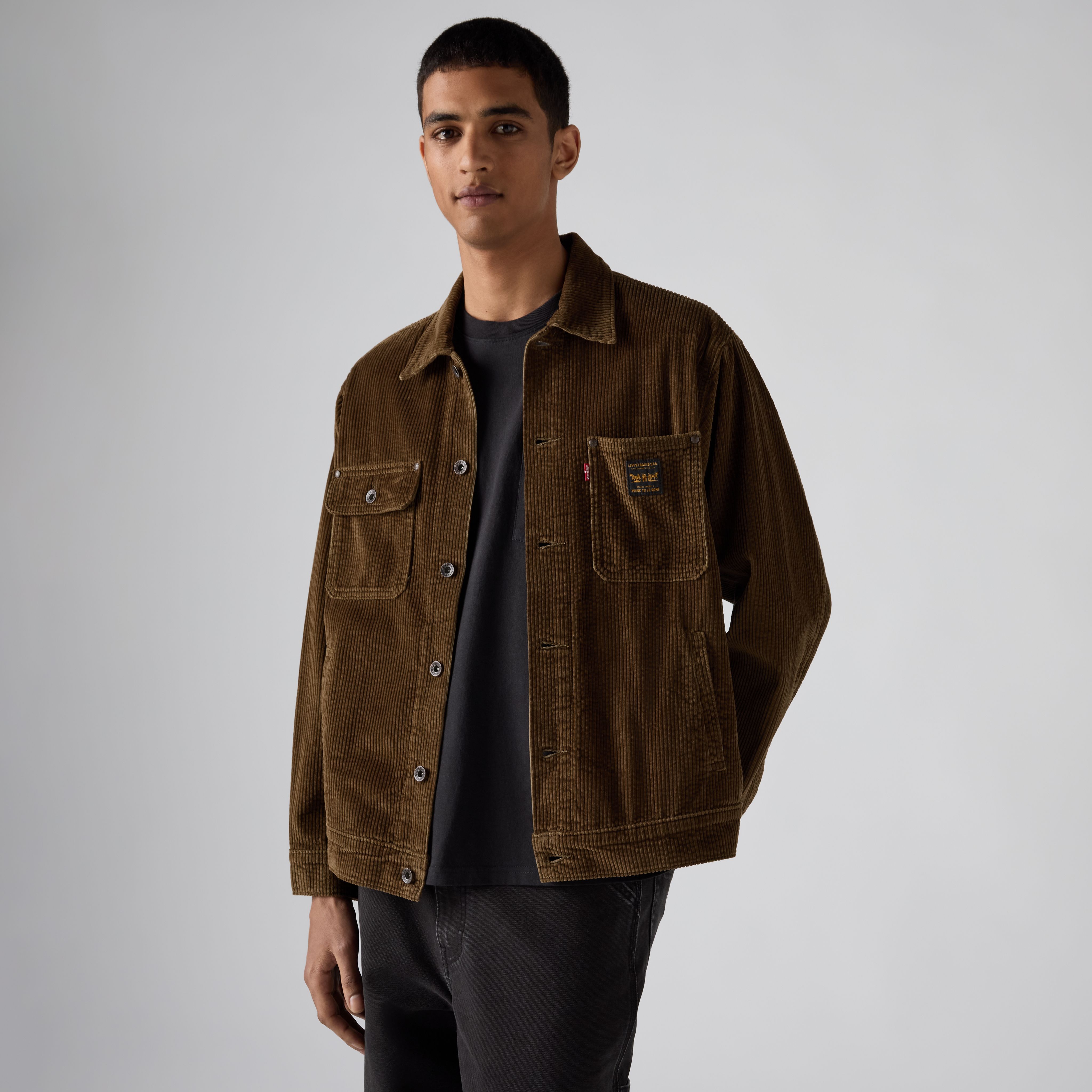 Corduroy Sunrise Trucker Jacket 1