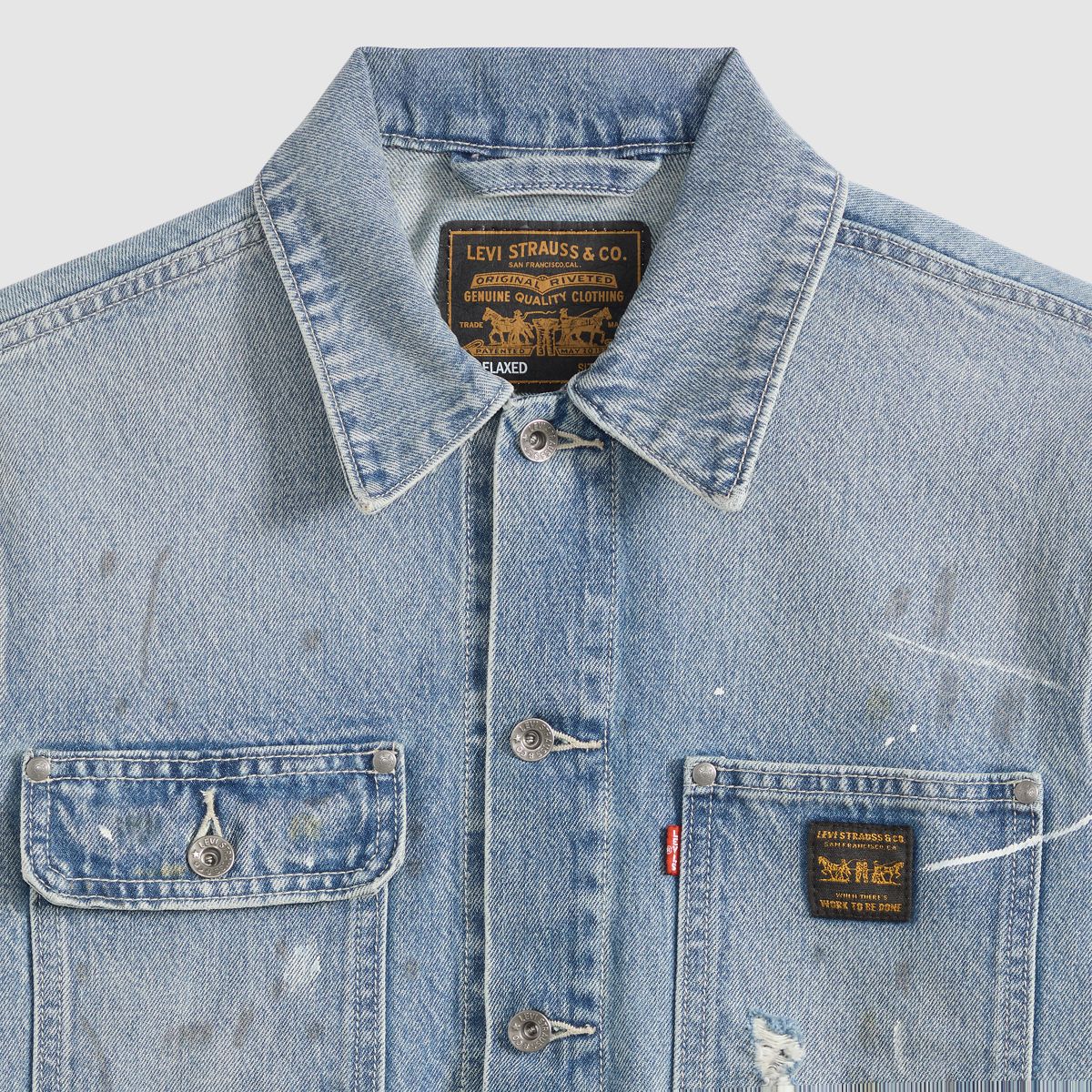 Sunrise Denim Trucker Jacket — Diving Ducks Distressed - Medium Wash