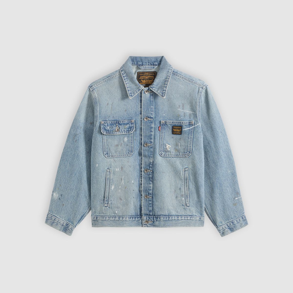 Sunrise Denim Trucker Jacket — Diving Ducks Distressed - Medium Wash