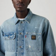 Sunrise Denim Trucker Jacket — Diving Ducks Distressed - Medium Wash 2