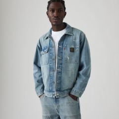 Sunrise Denim Trucker Jacket — Diving Ducks Distressed - Medium Wash 1