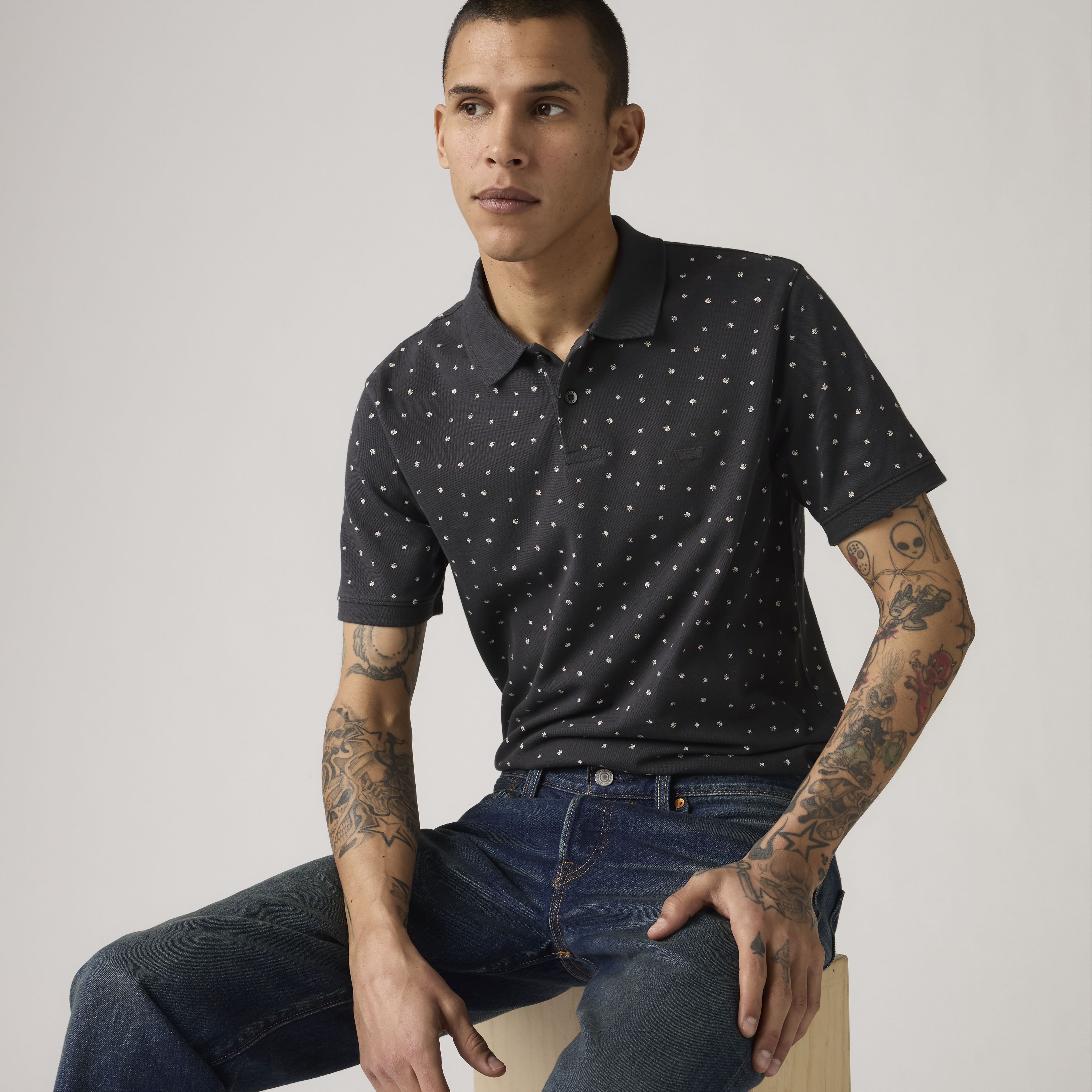 Slim Housemark Polo Shirt 1