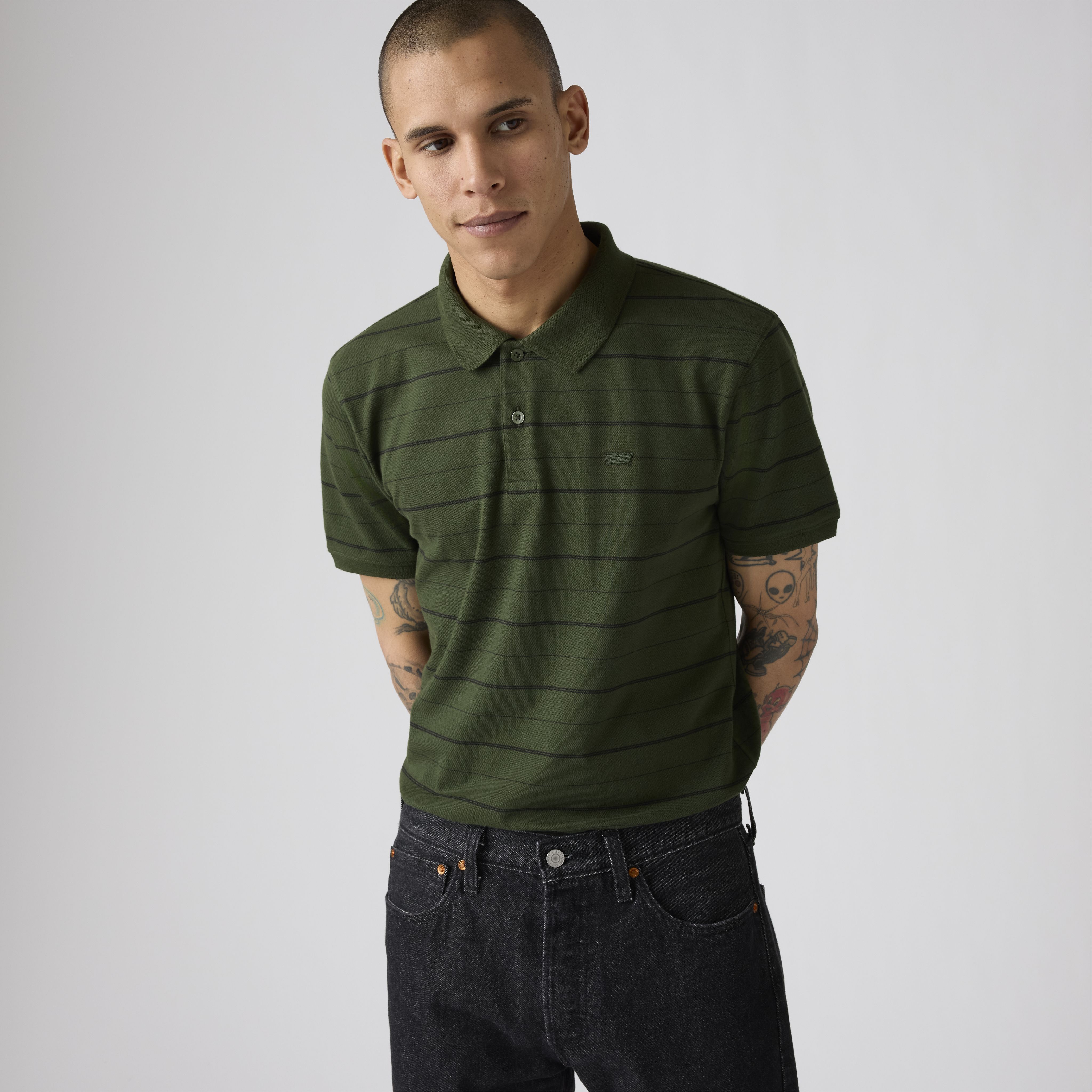 Slim Housemark Polo Shirt 1