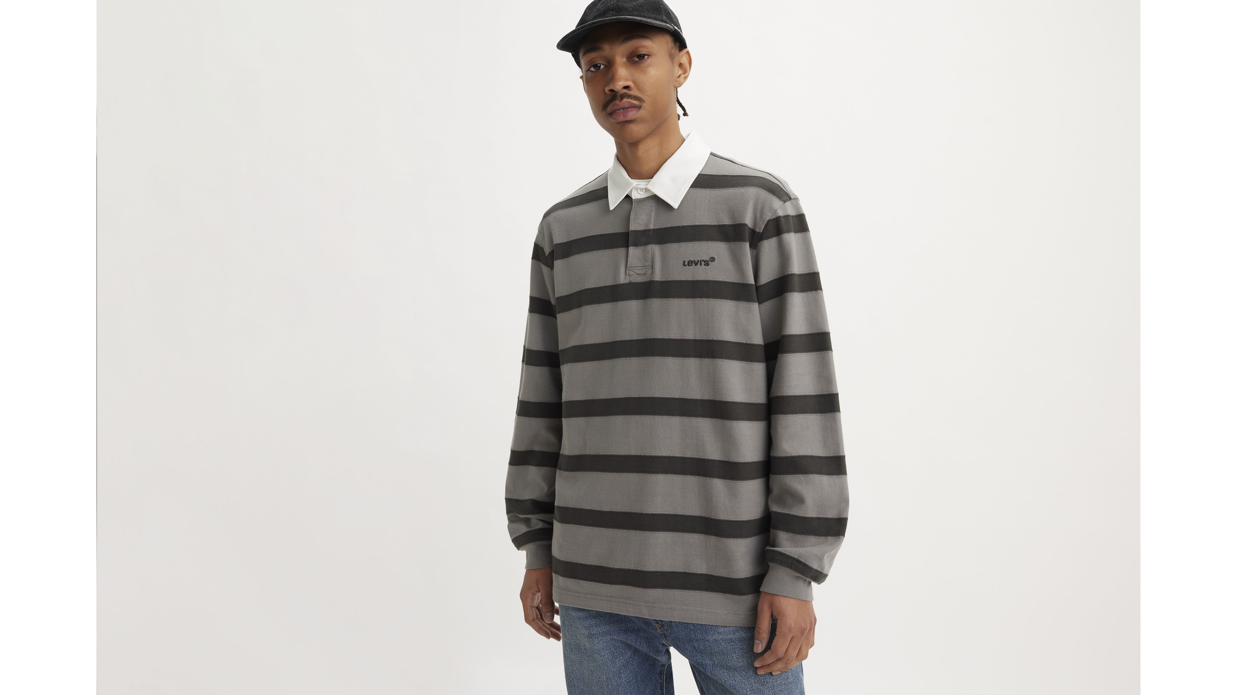 Levi's Union Rugby Polo Shirt INTERNATIONAL SHIPPING