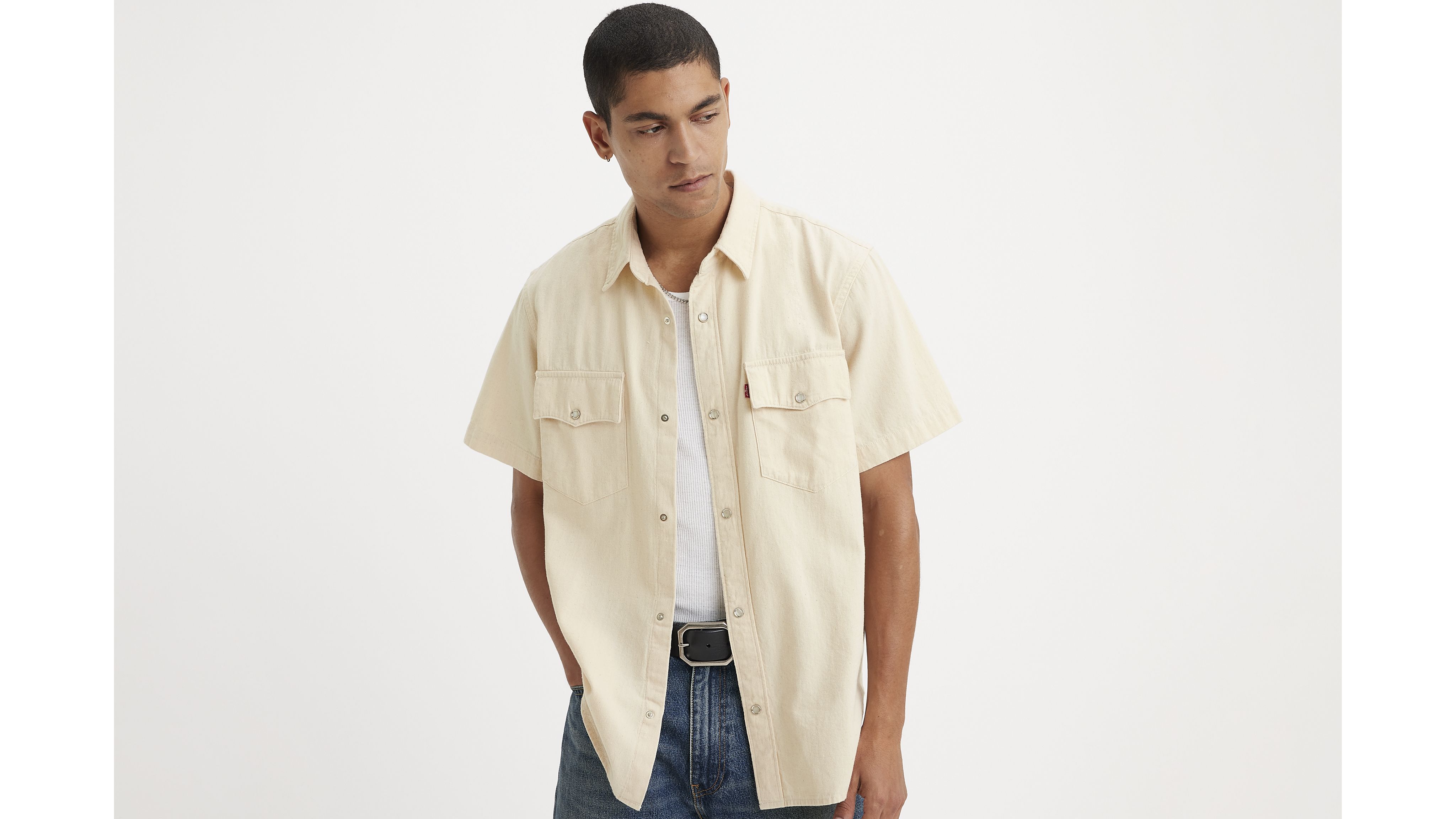 Short Sleeve Relaxed Fit Western Shirt 1
