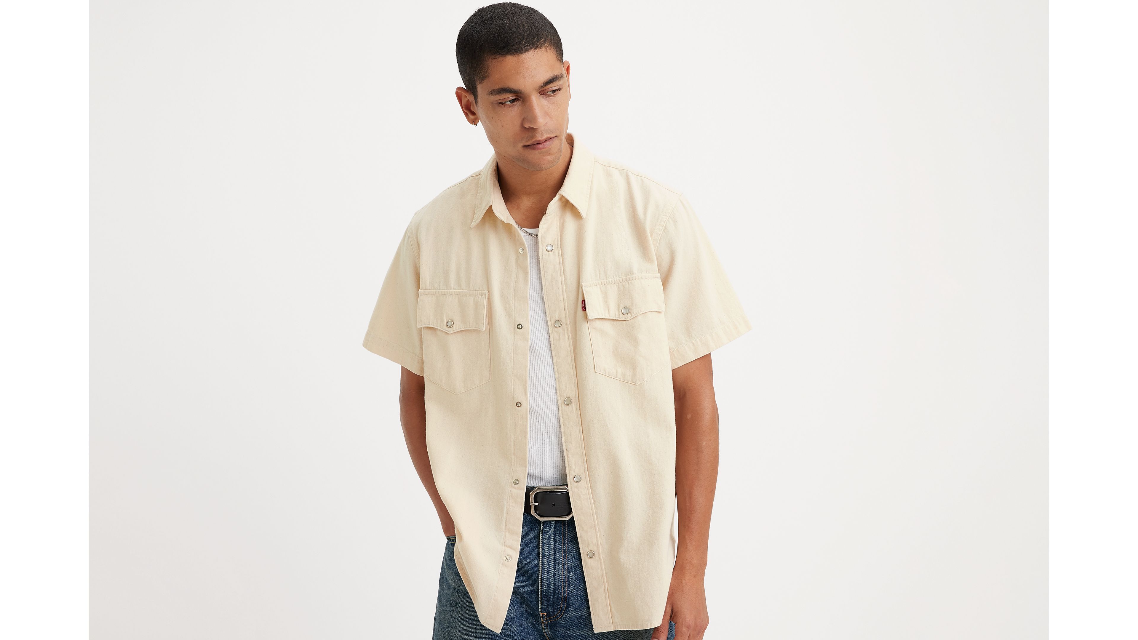 Short Sleeve Relaxed Fit Western Shirt