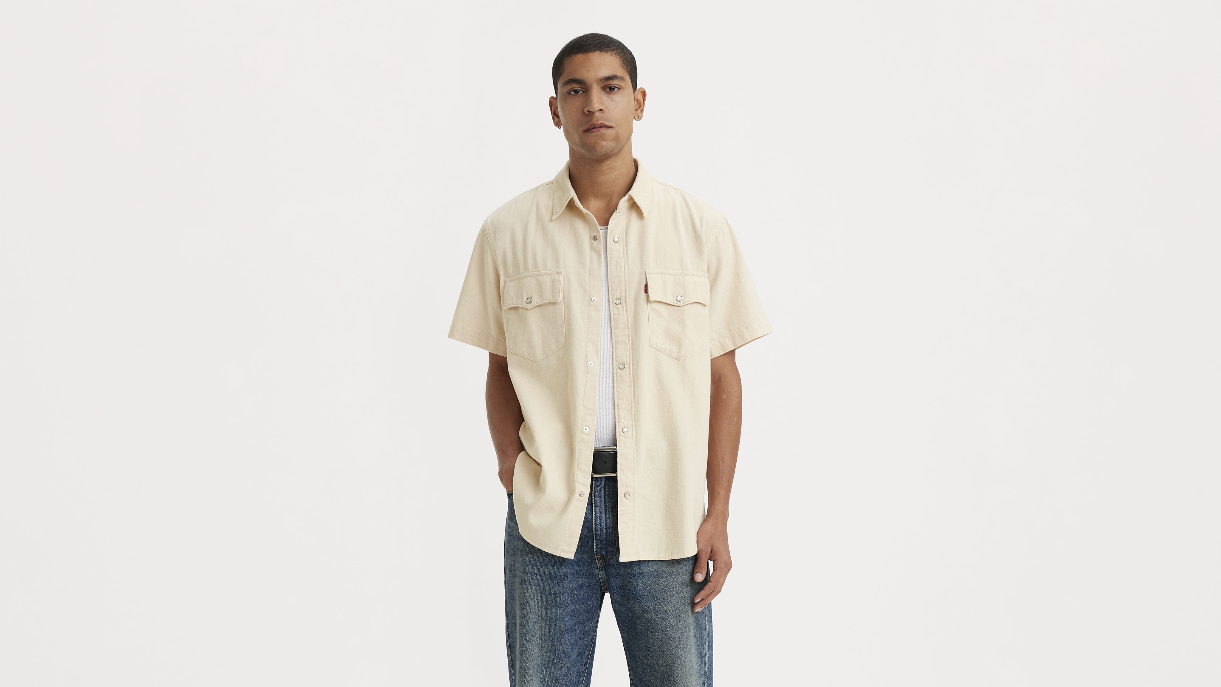 Short Sleeve Relaxed Fit Western Shirt 3