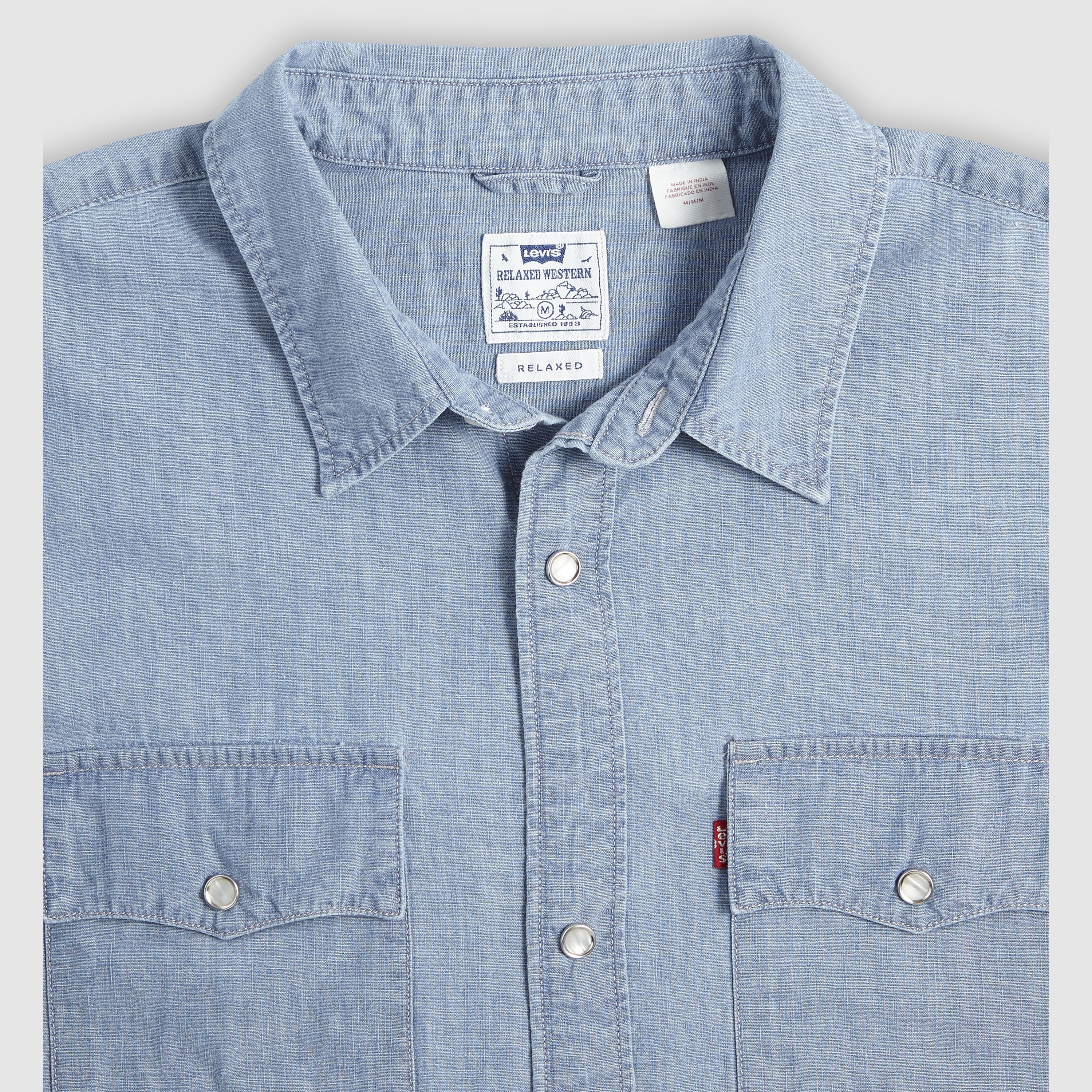 Short Sleeve Relaxed Fit Western Shirt 7