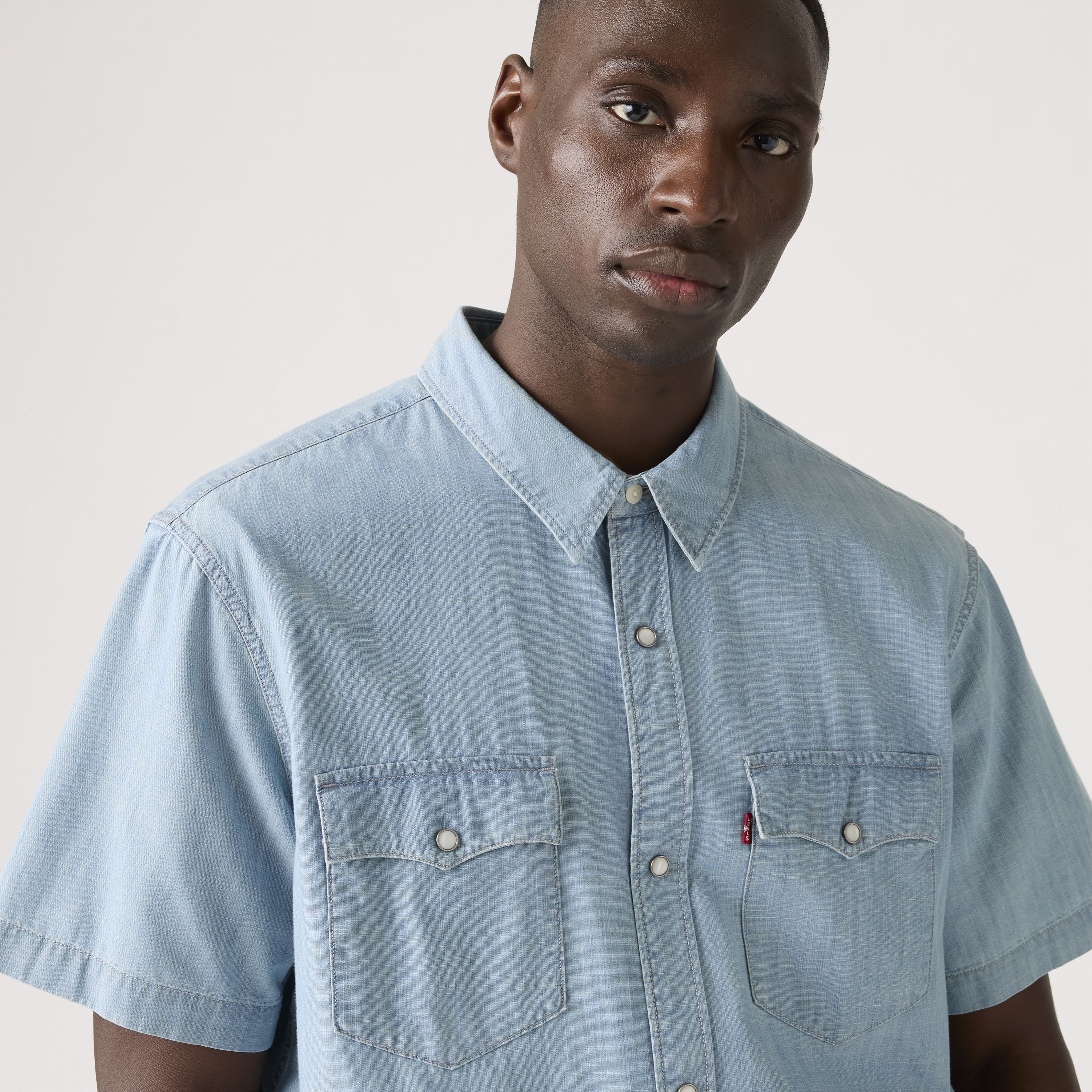 Short Sleeve Relaxed Fit Western Shirt 4