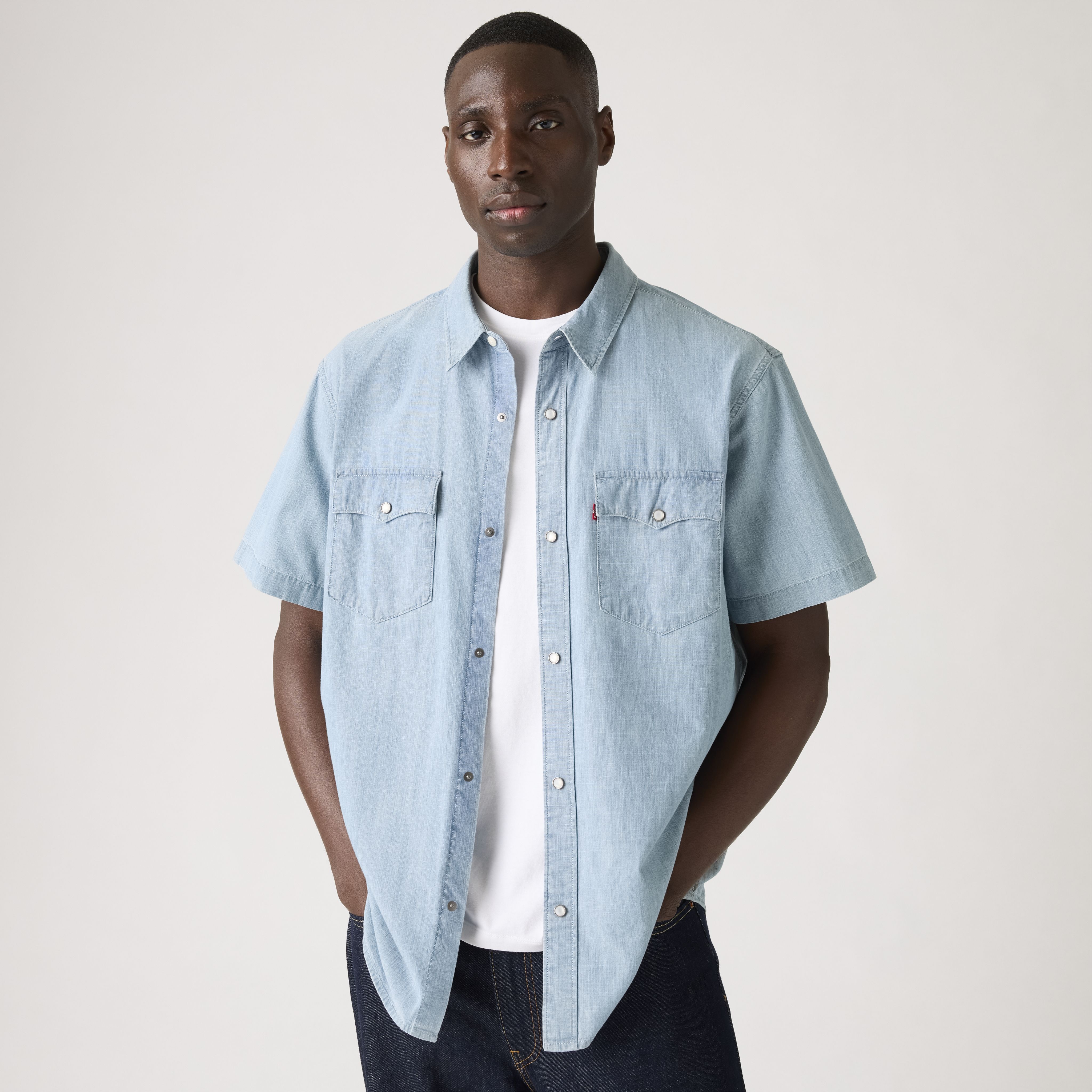 Short Sleeve Relaxed Fit Western Shirt 1