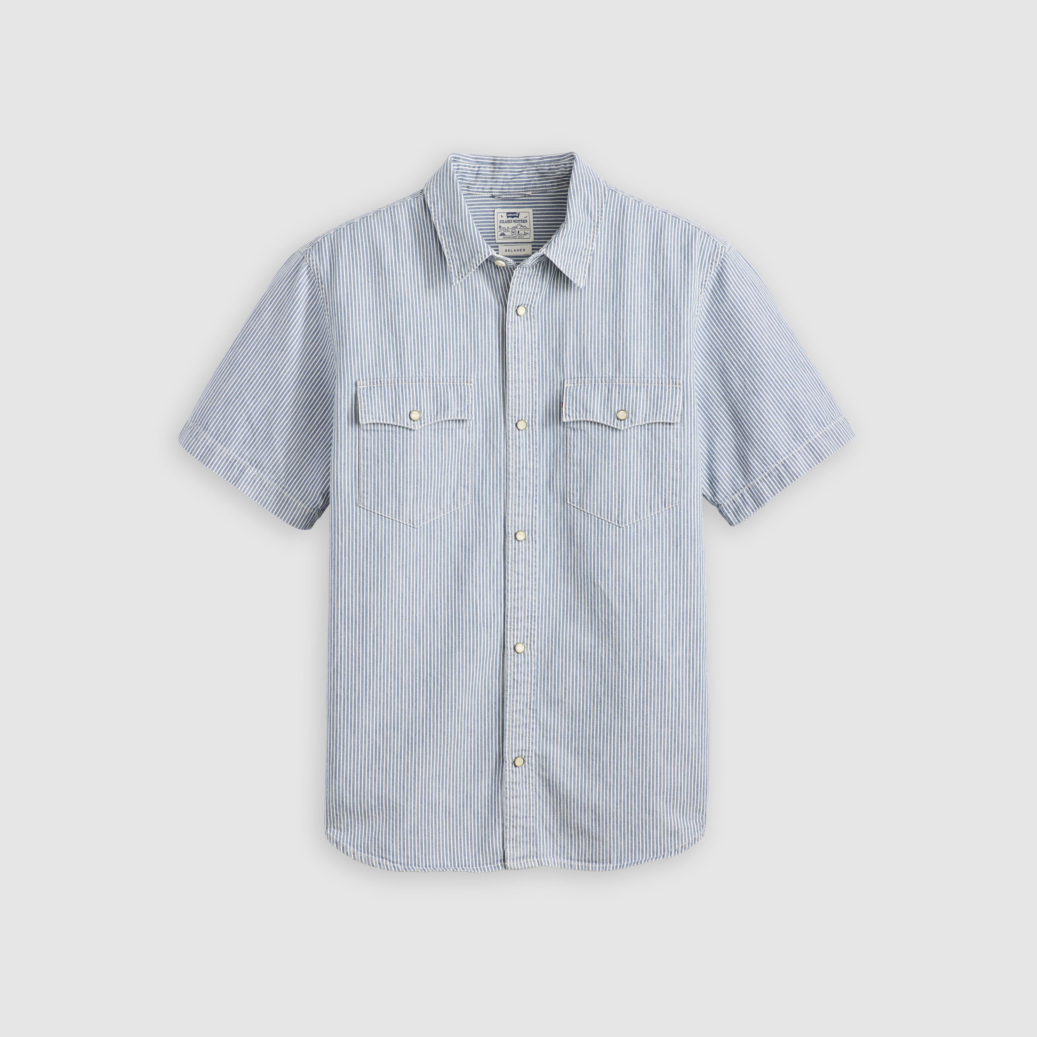 Short Sleeve Relaxed Fit Western Shirt 5