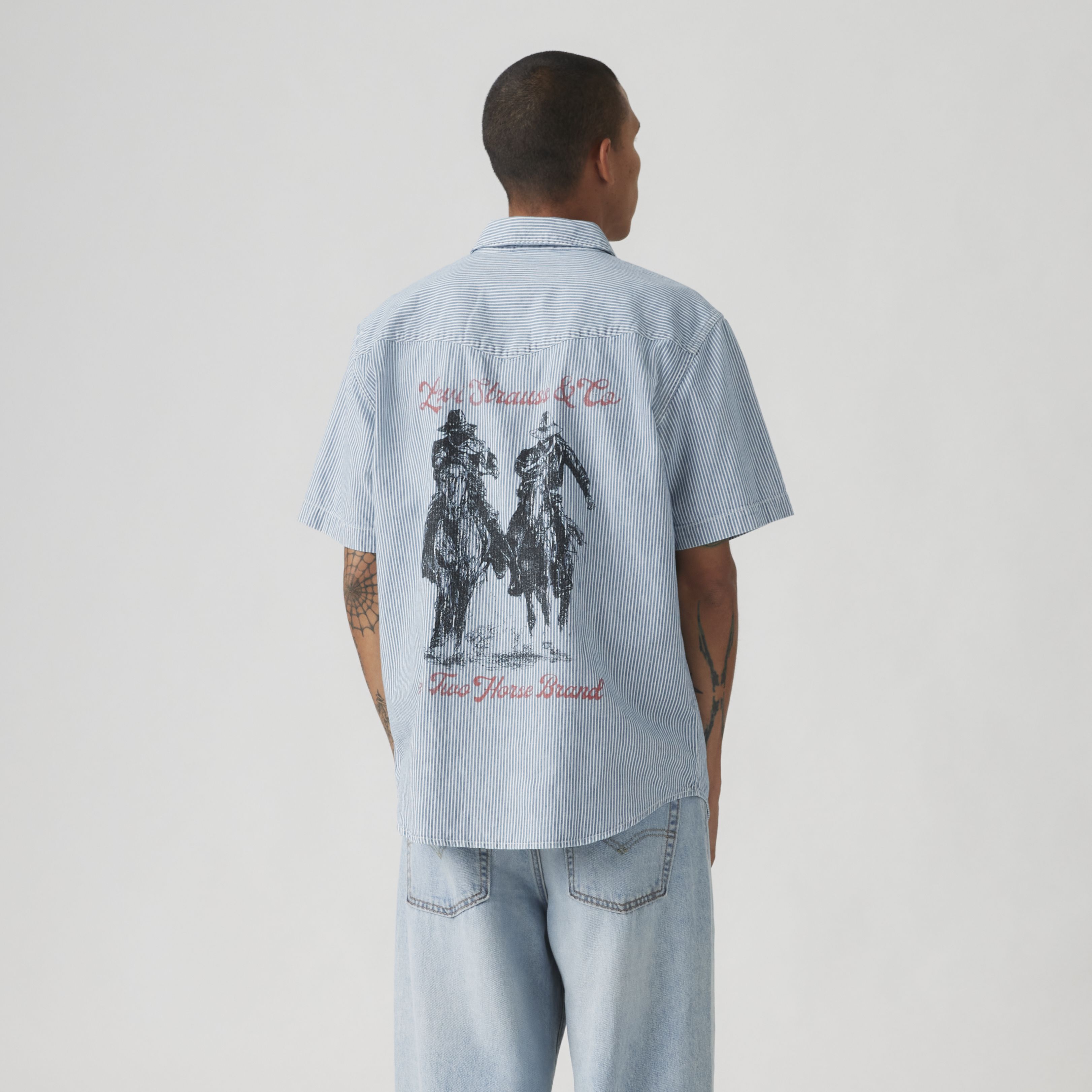 Short Sleeve Relaxed Fit Western Shirt 4