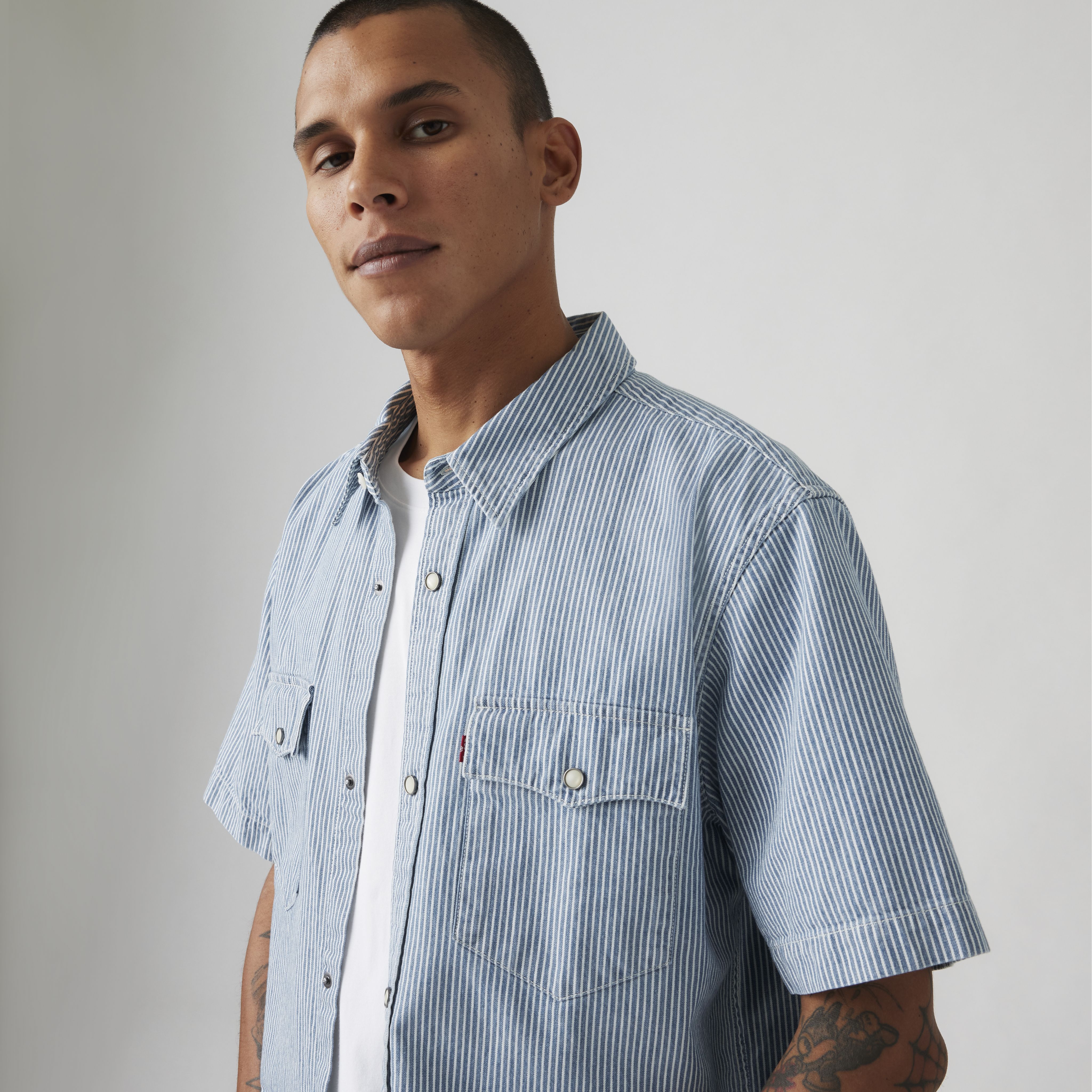 Short Sleeve Relaxed Fit Western Shirt 2