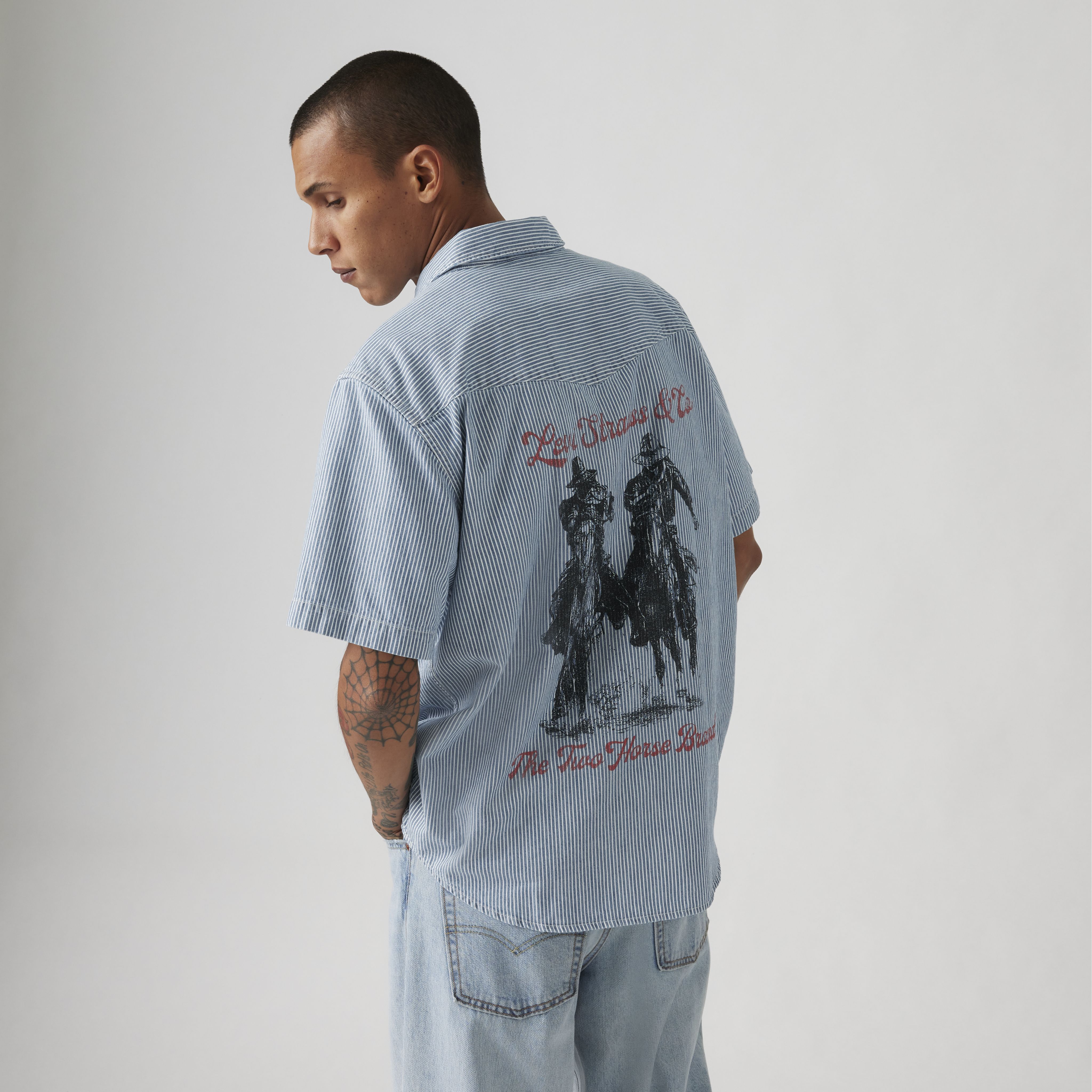 Short Sleeve Relaxed Fit Western Shirt 1