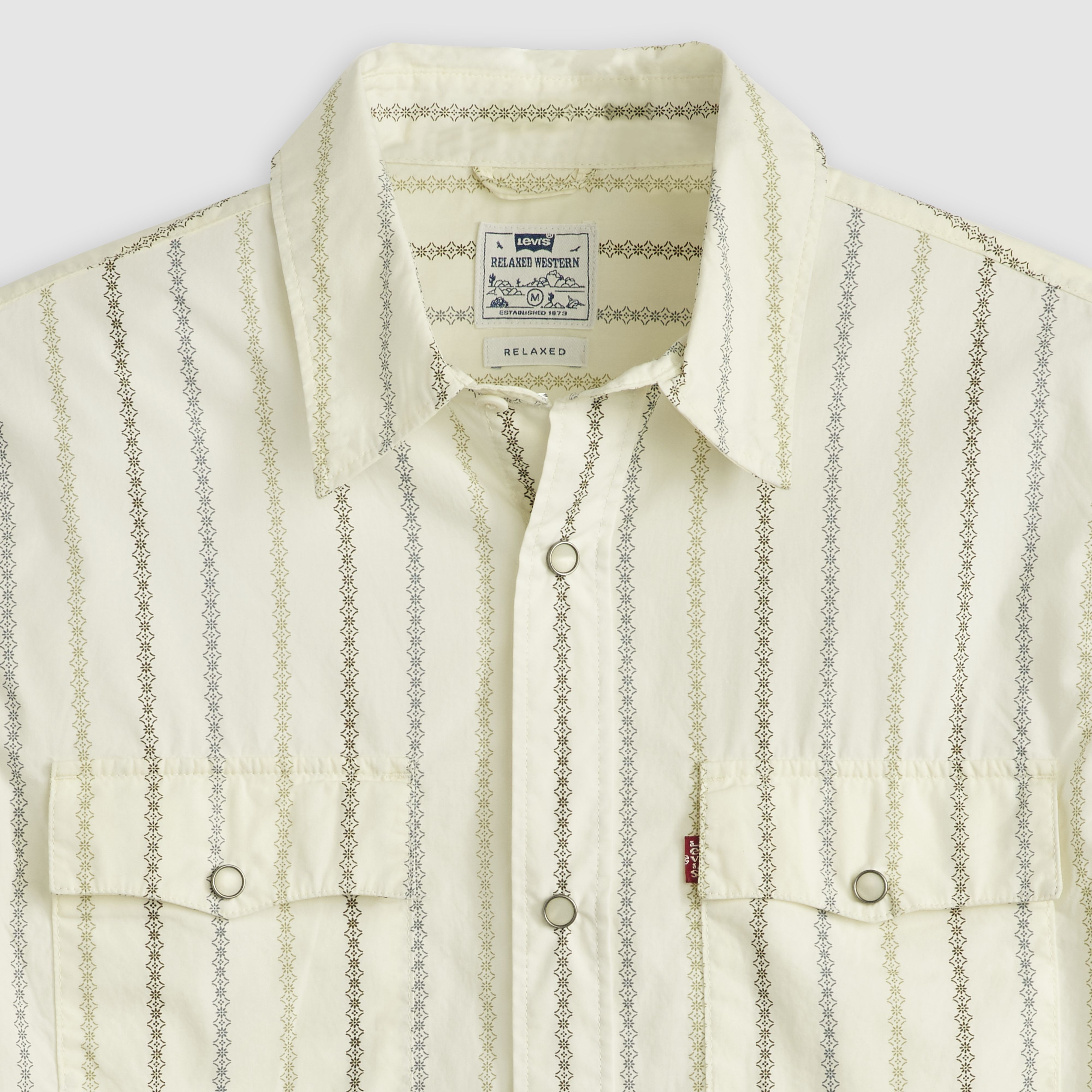 Short Sleeve Relaxed Fit Western Shirt 6